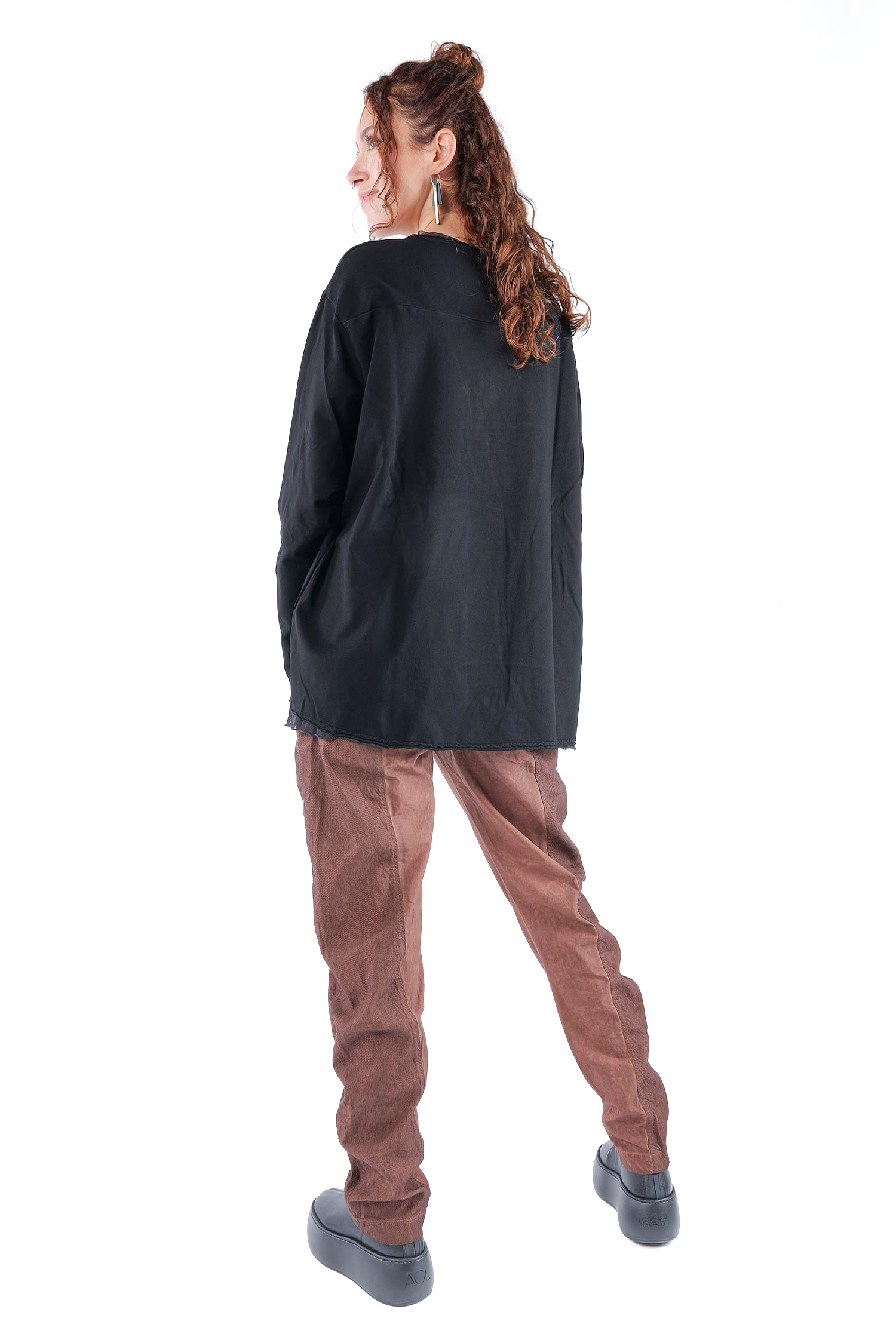 Shirt mit Tüll - Schwarz - 2263510502