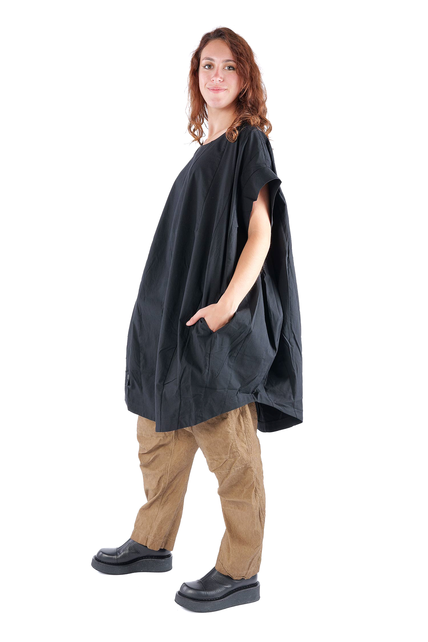 Oversize Tunika - Schwarz - 5052
