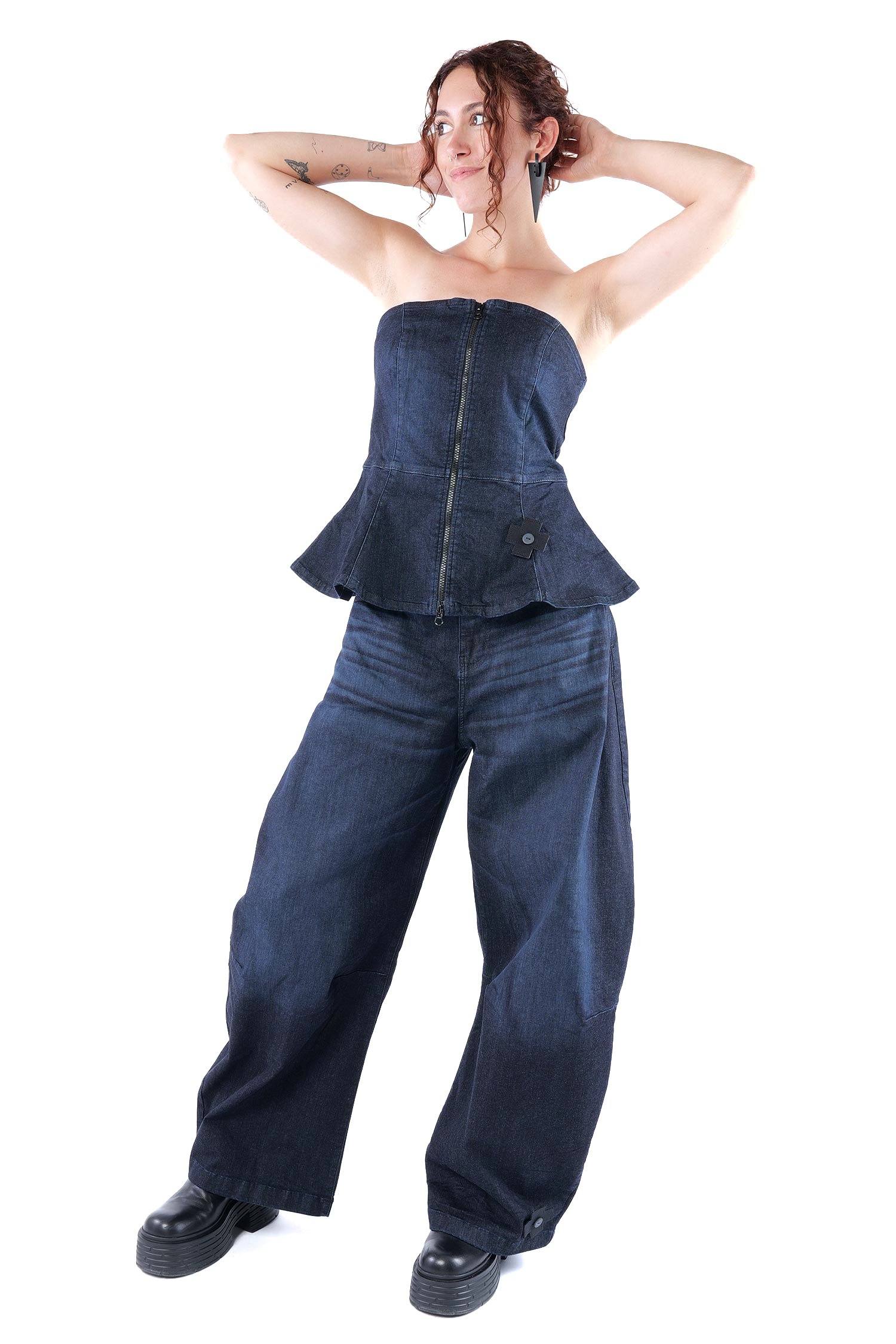 Jeans Korsage - Darkblue - 4037