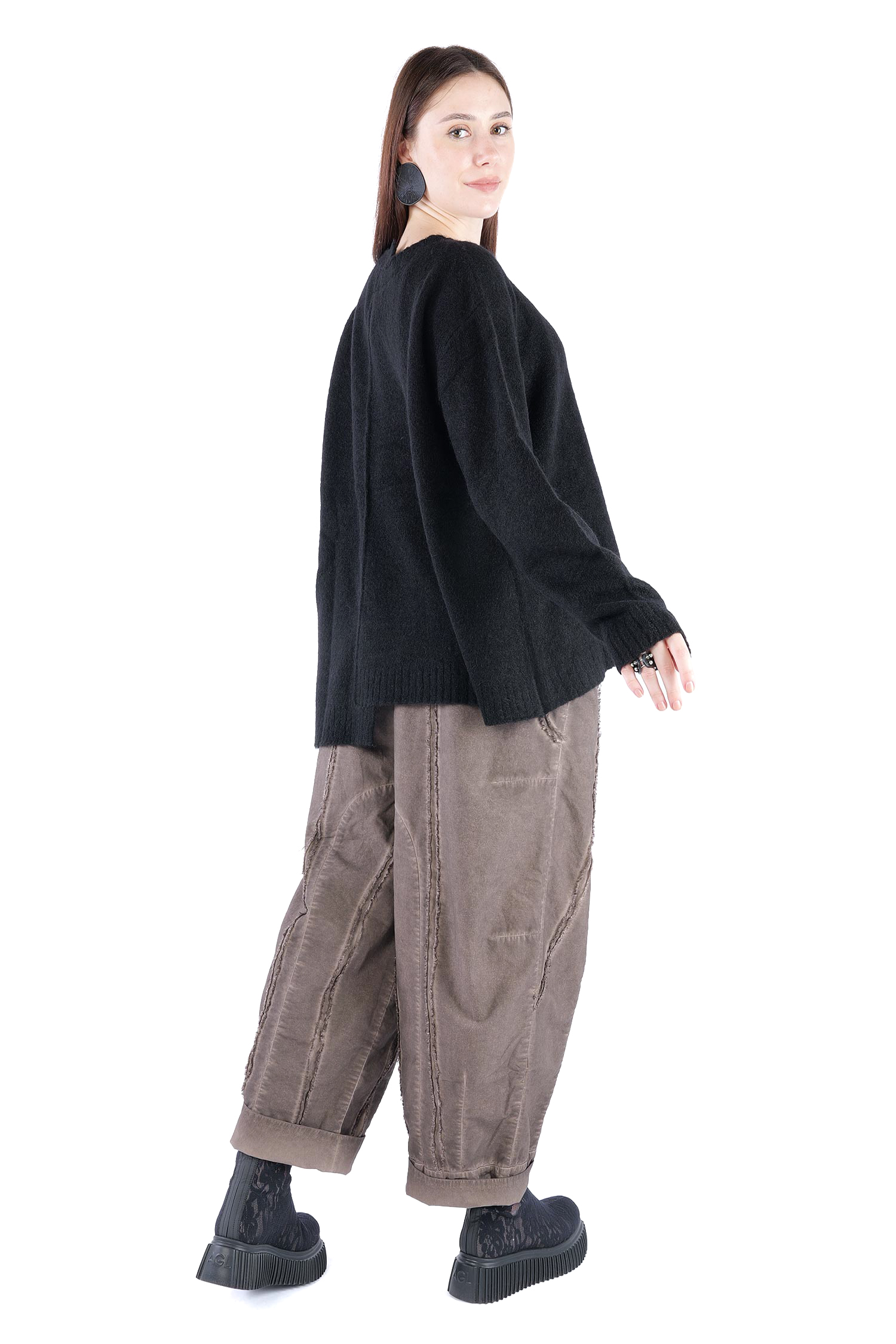Strickpullover - Schwarz - 2263310701
