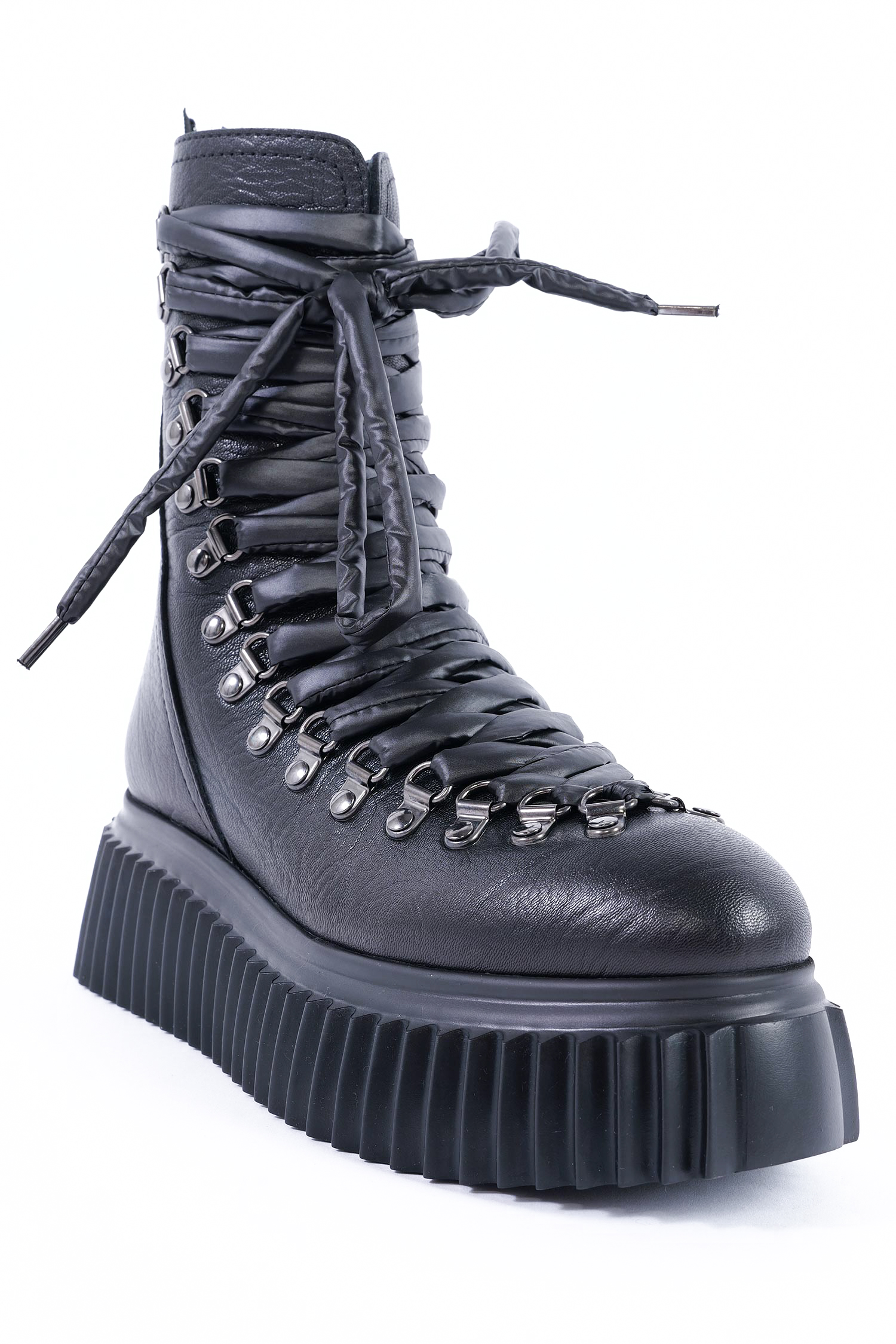 Schnür-Boots - Schwarz - Dromo