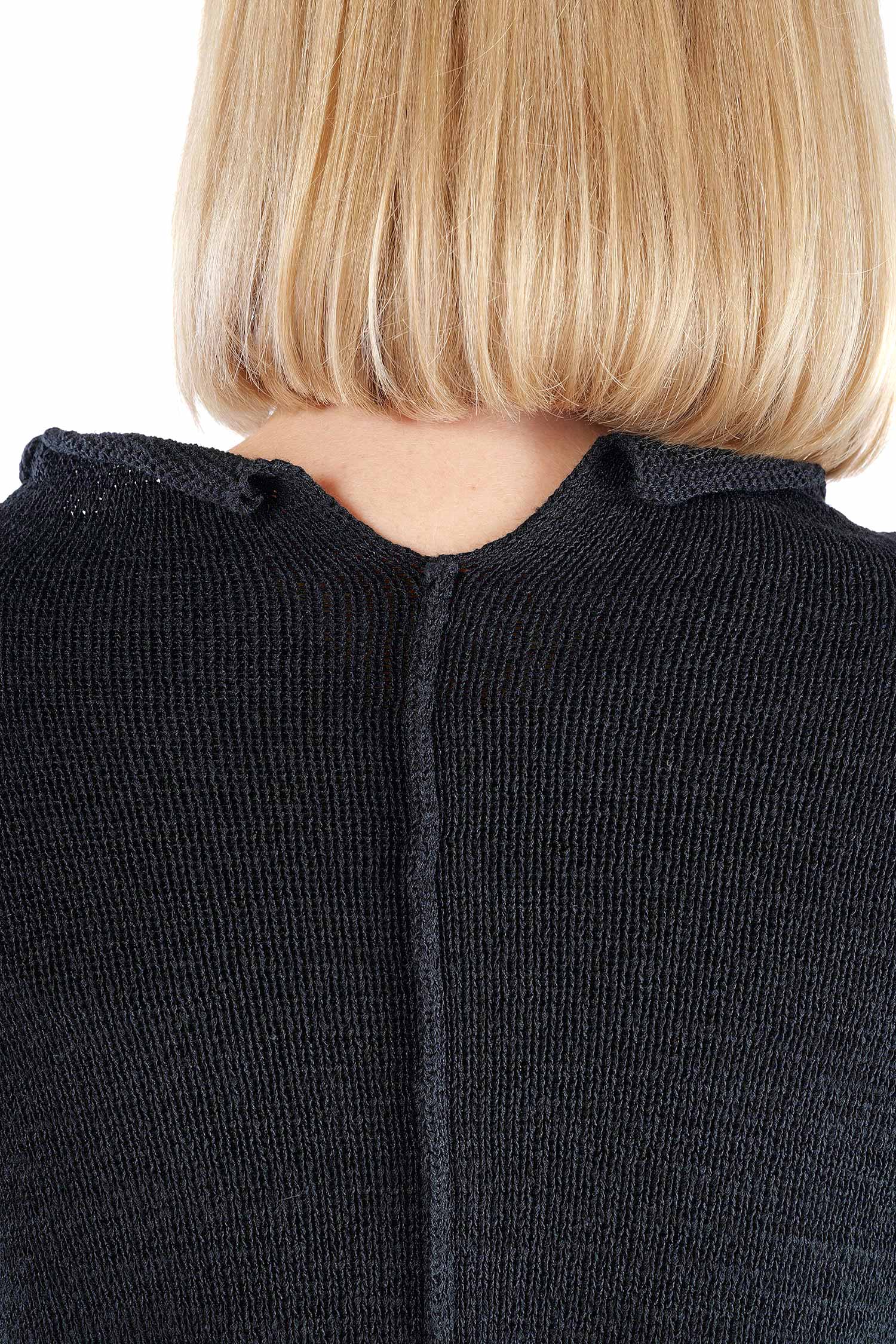 Short knitted jacket - Black - 2263727111