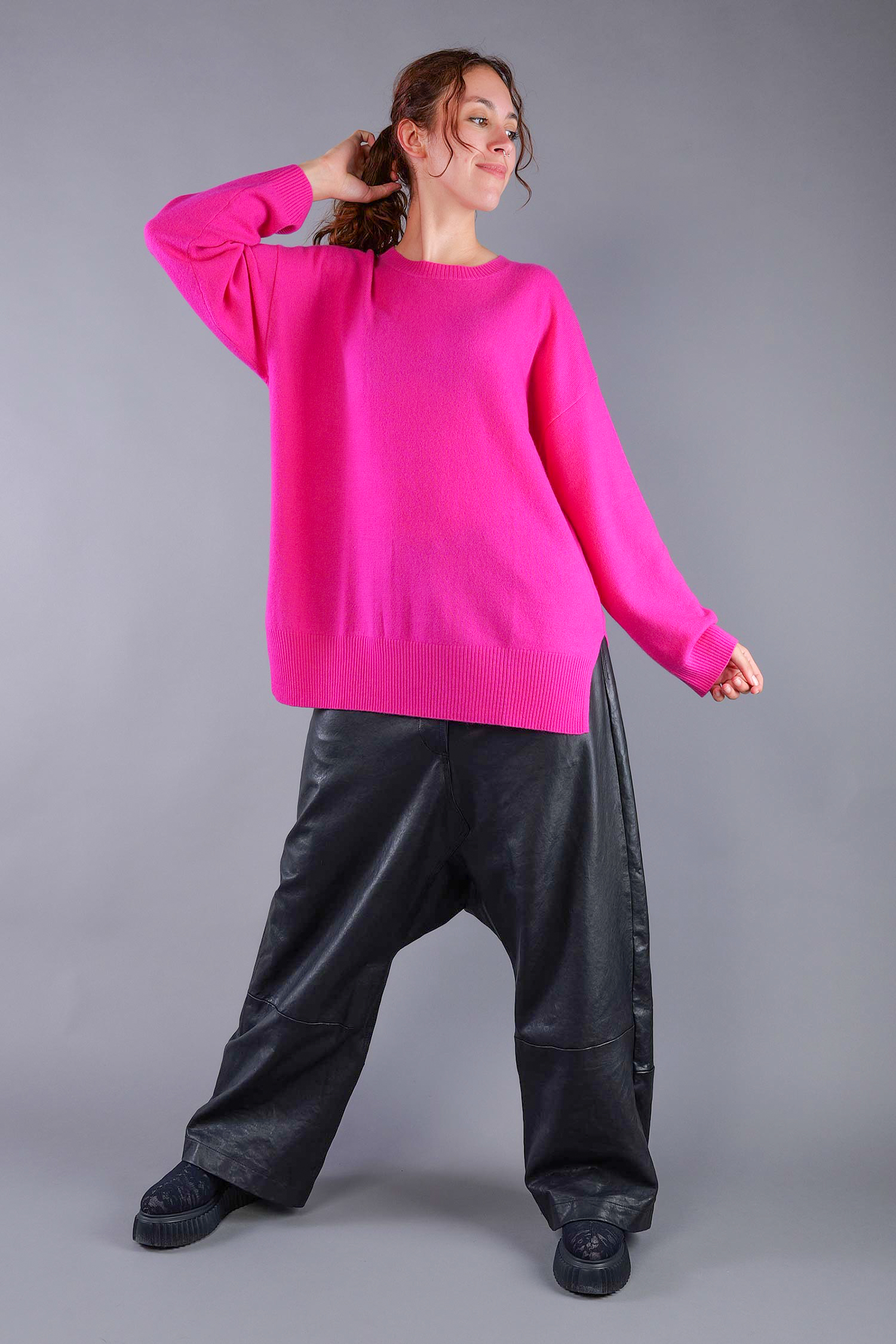 Kaschmir Pullover - Coral - 24116A
