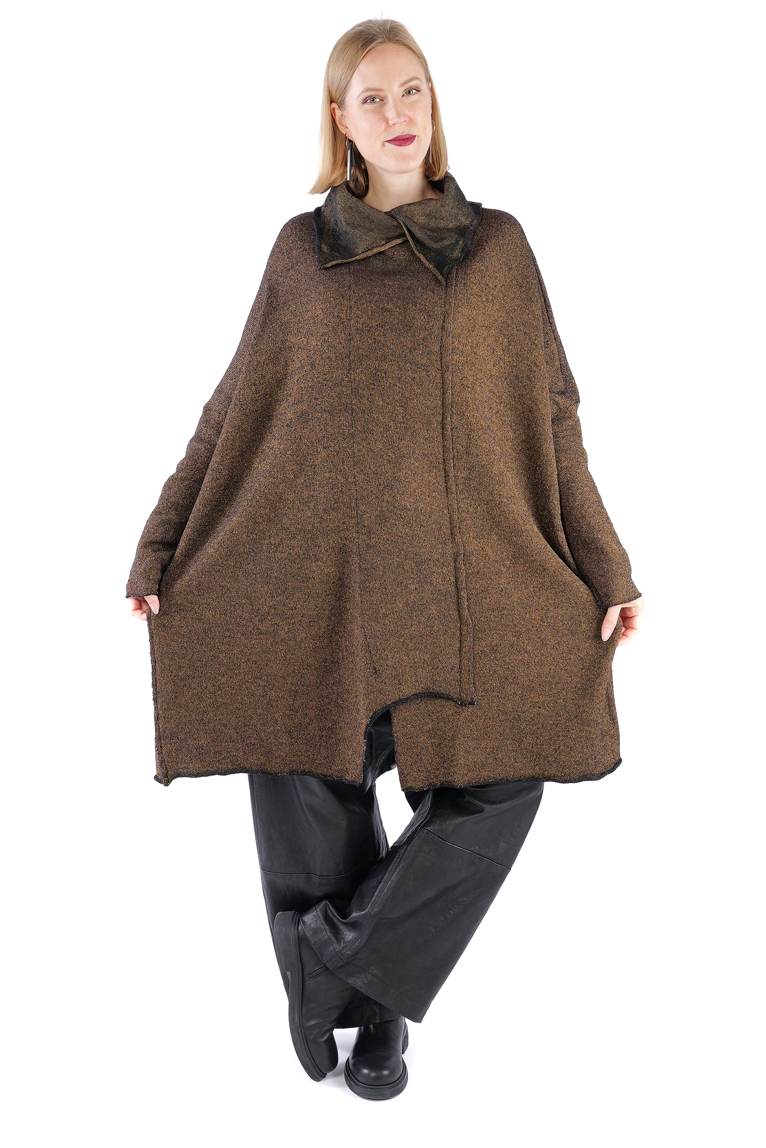 Wolltunika - Black gold - 2261687004
