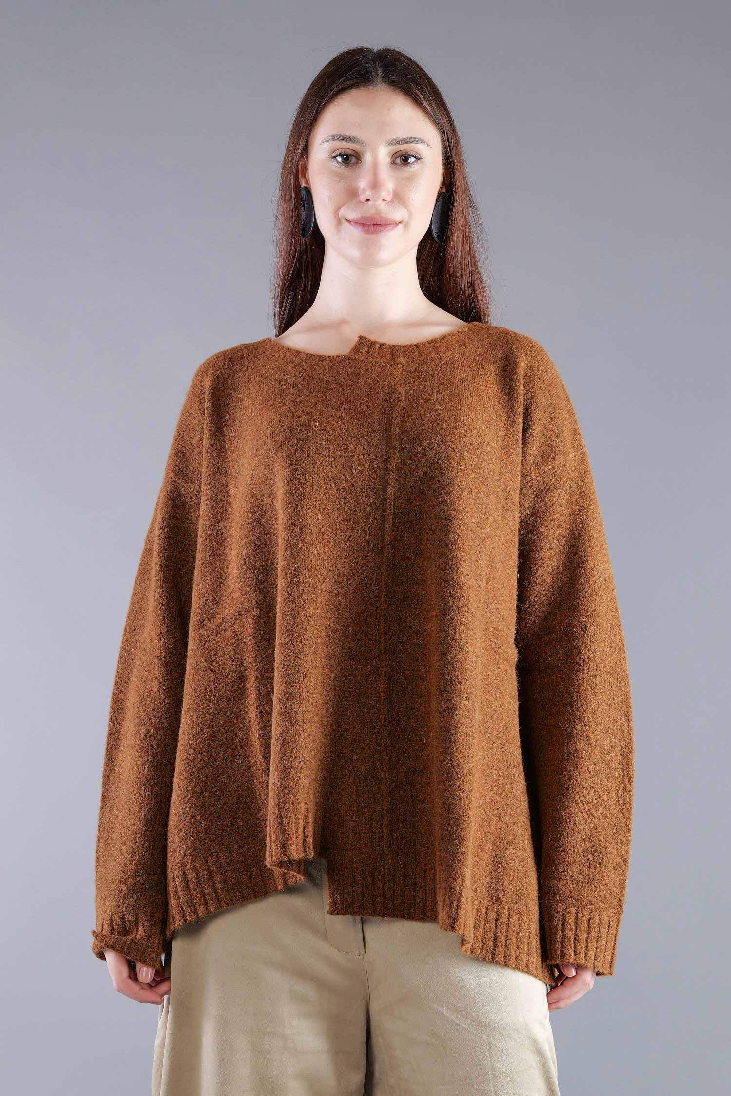 Strickpullover - Bronze melange - 2263310701