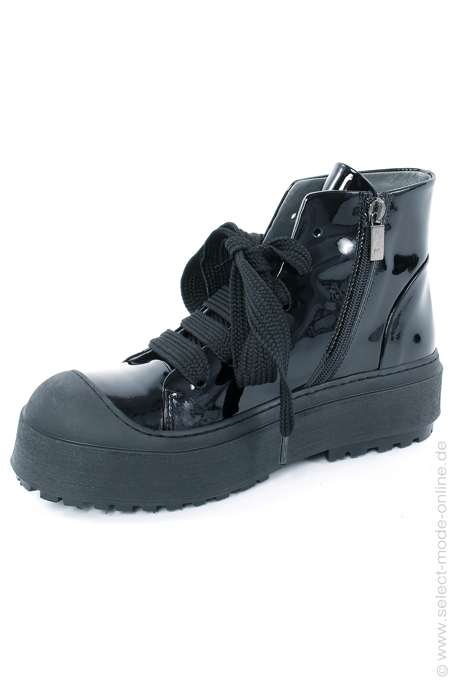 Lackleder Boots - Schwarz - SA6642