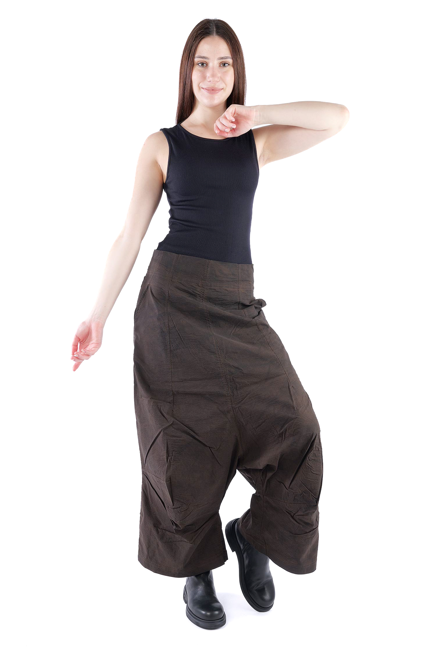 Weite Stretchhose - Umbra cloud - 2261240124