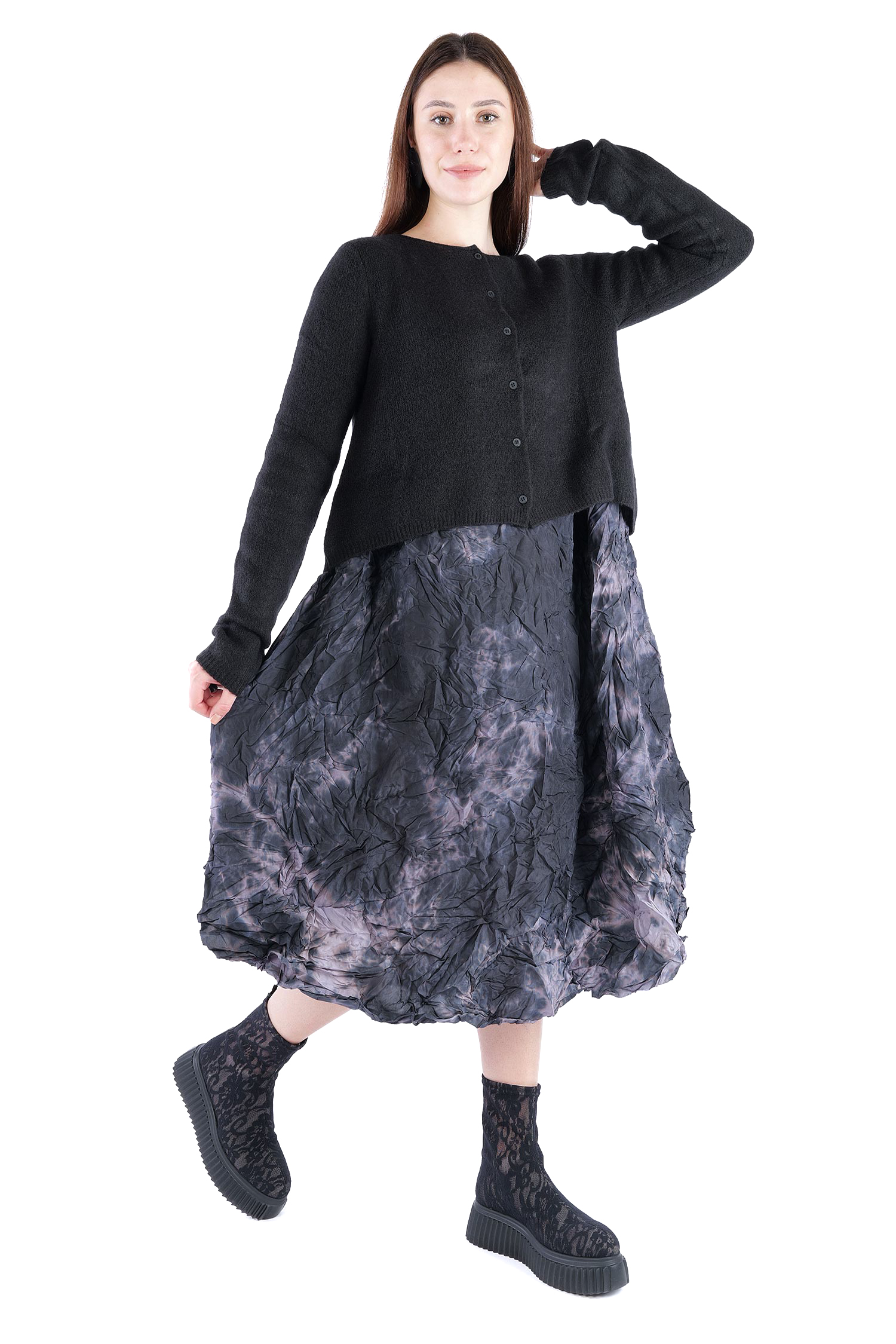 Strickjacke - Schwarz - 2263277101