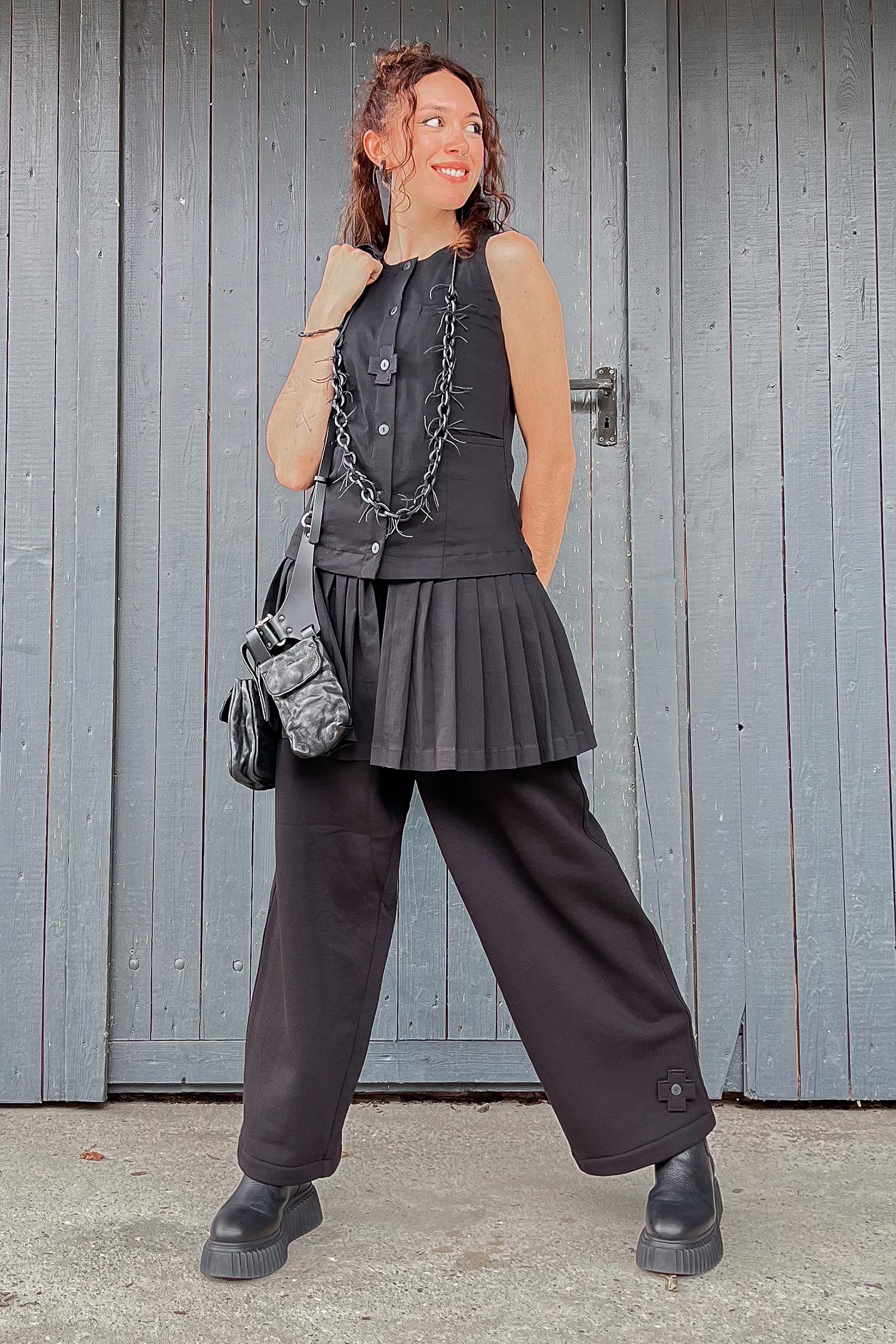 Wintersweat-Hose - Schwarz - 10039