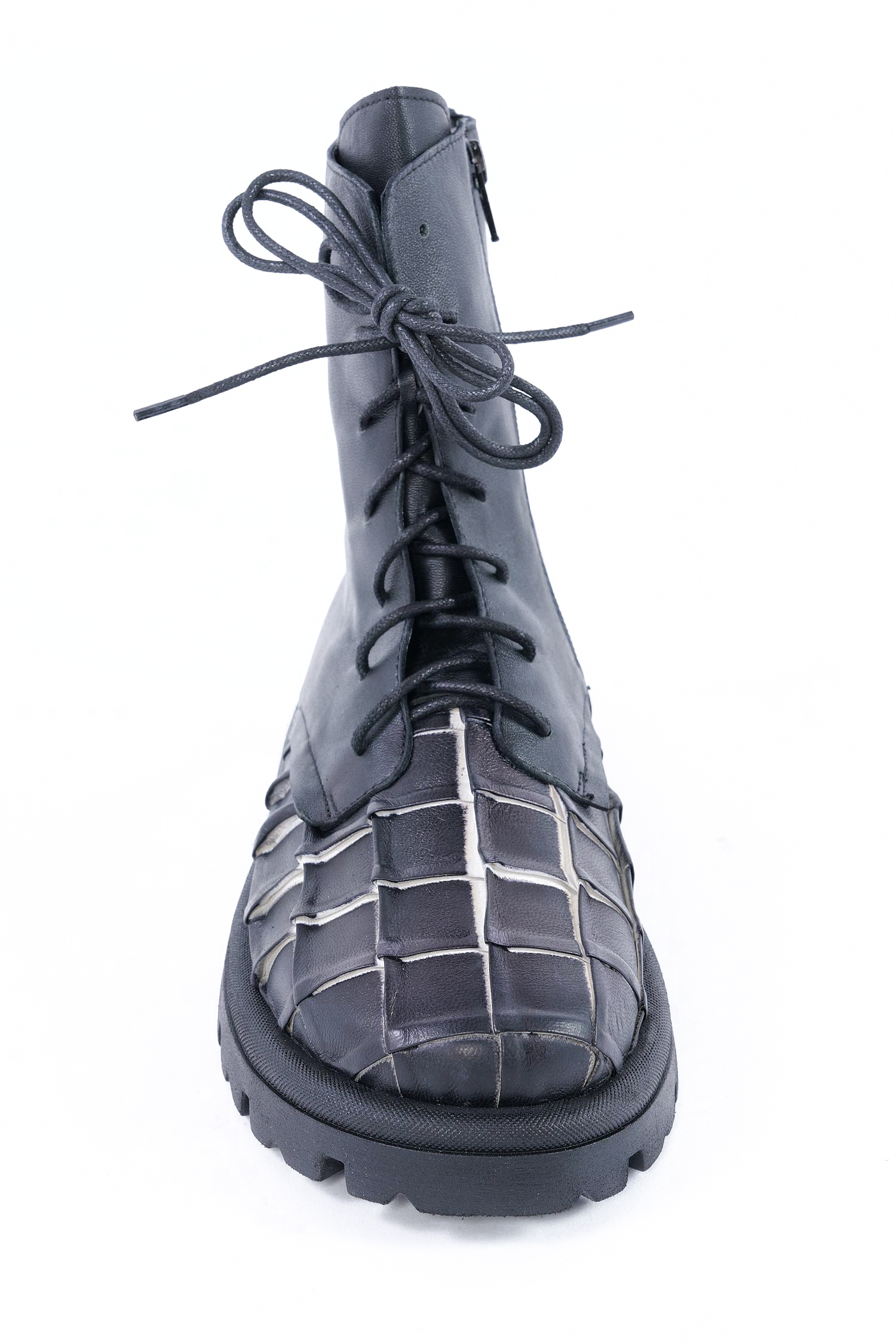 Leder Boots - Schwarz - Rue
