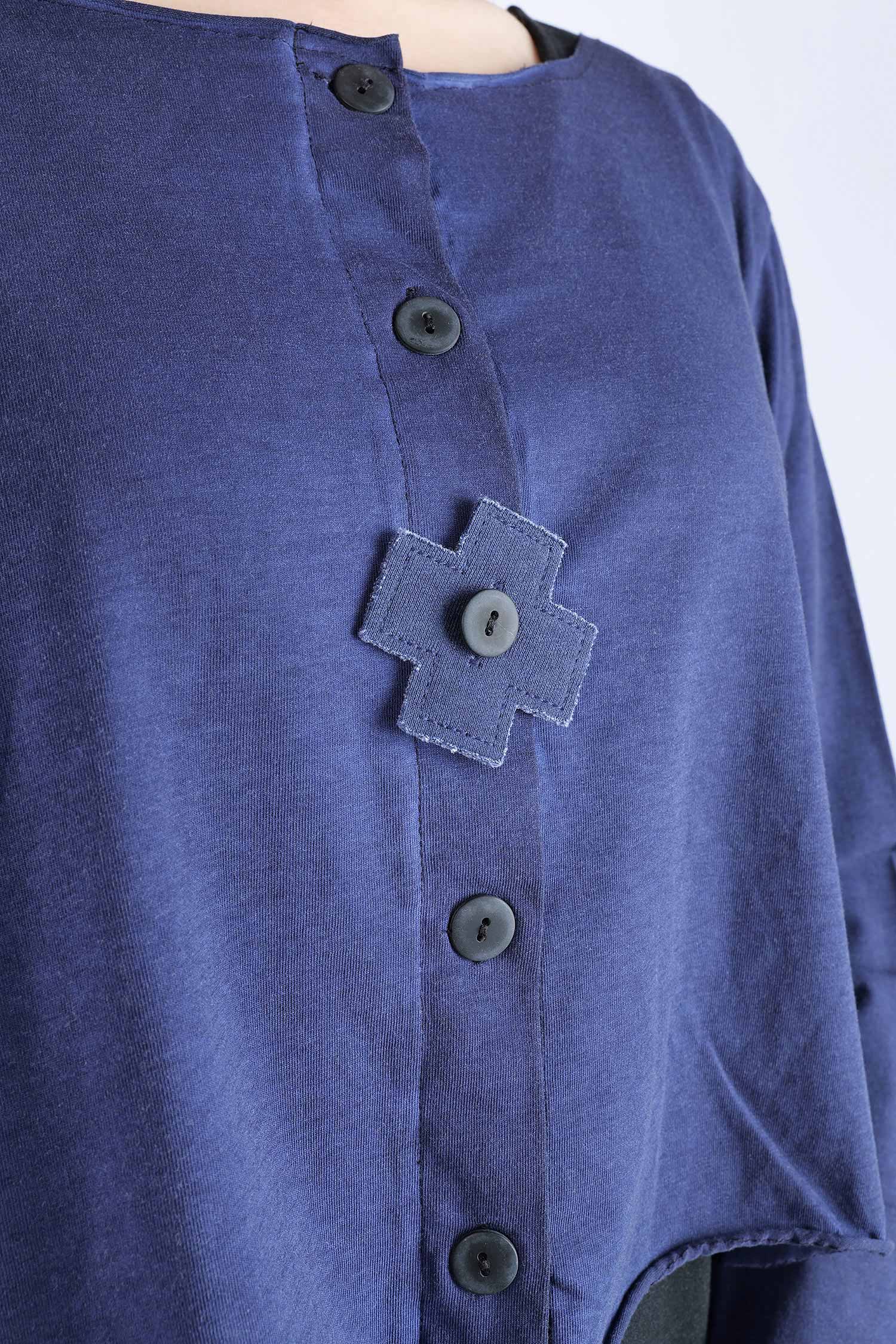 Kurze Jerseyjacke - Ocean - 2131