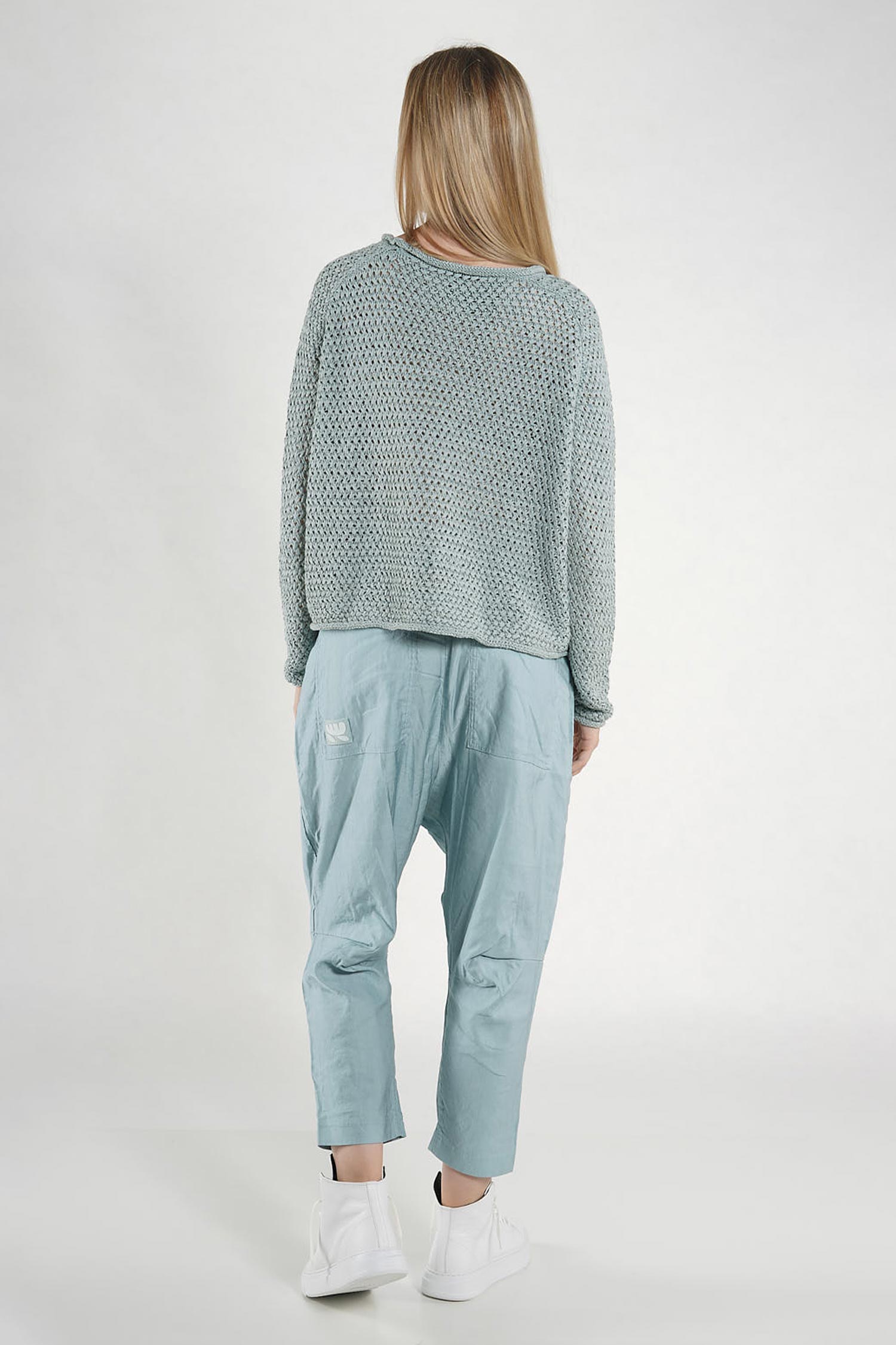 Grobstrickpullover - Schwarz - 1263730701