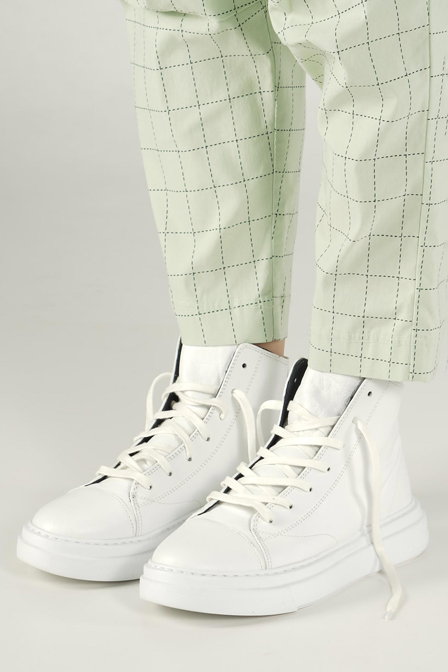 Leder Sneaker - Offwhite - 1263985222