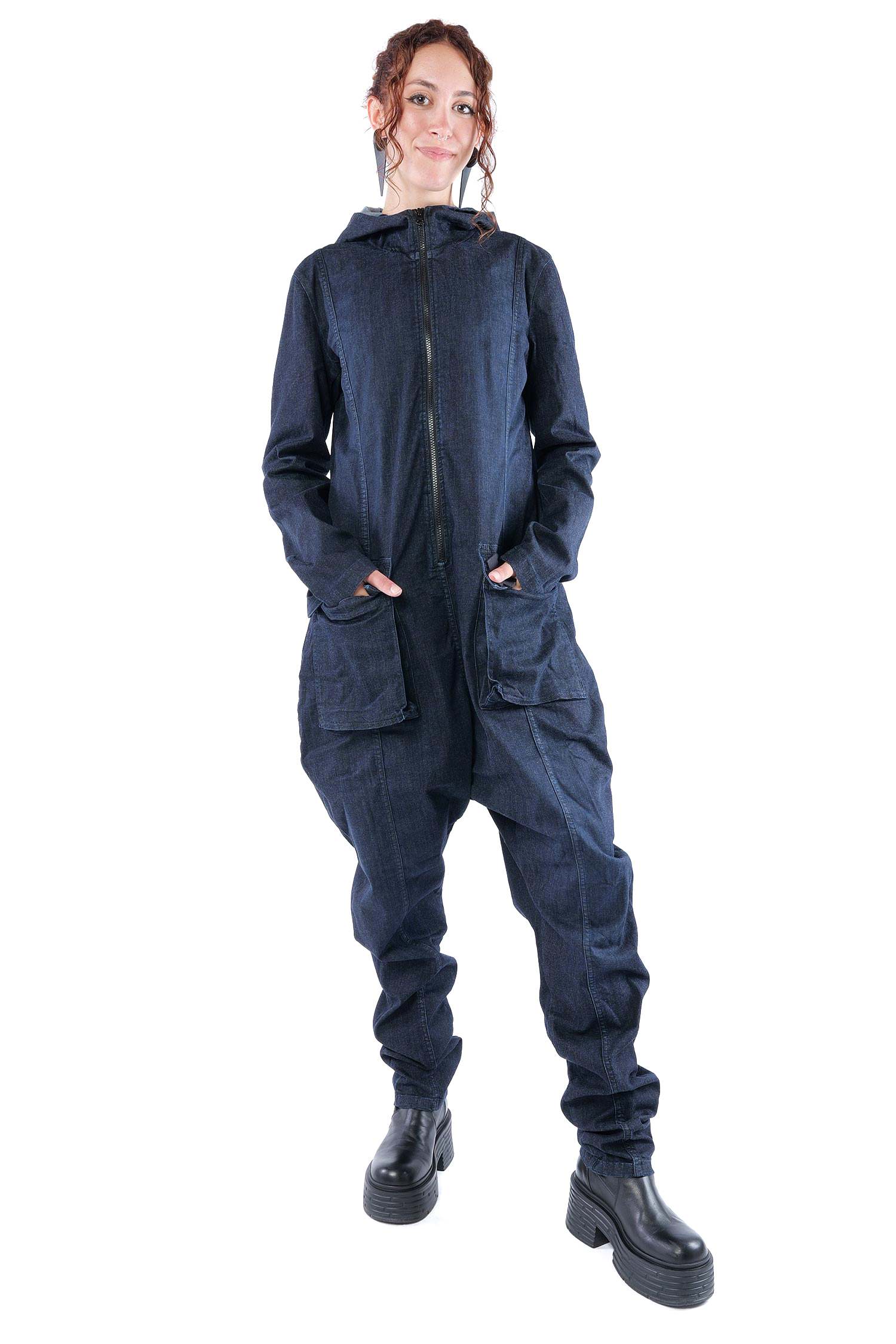 Jeansoverall - Darkblue - 10022