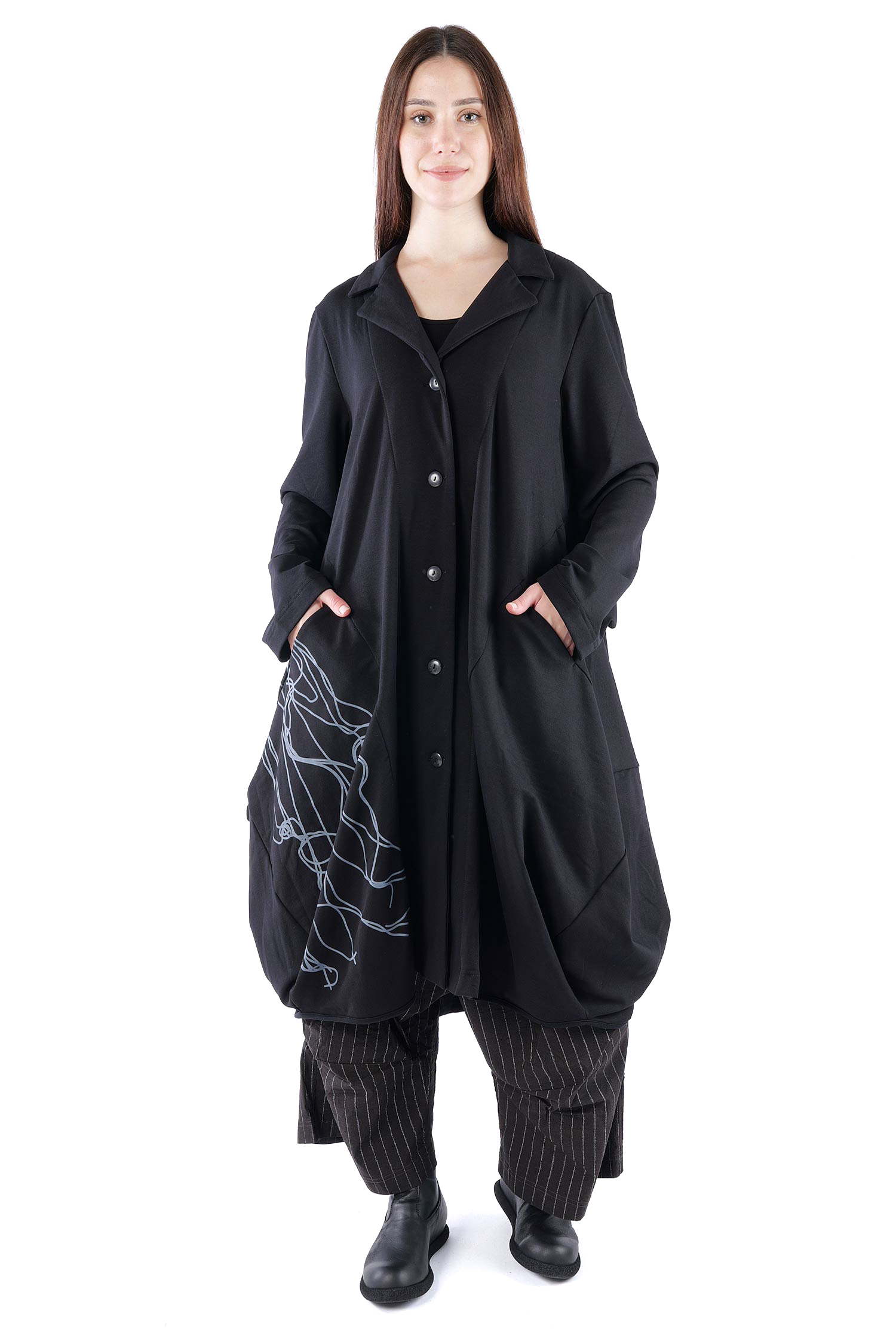 Gehrock - Schwarz - U6168-U