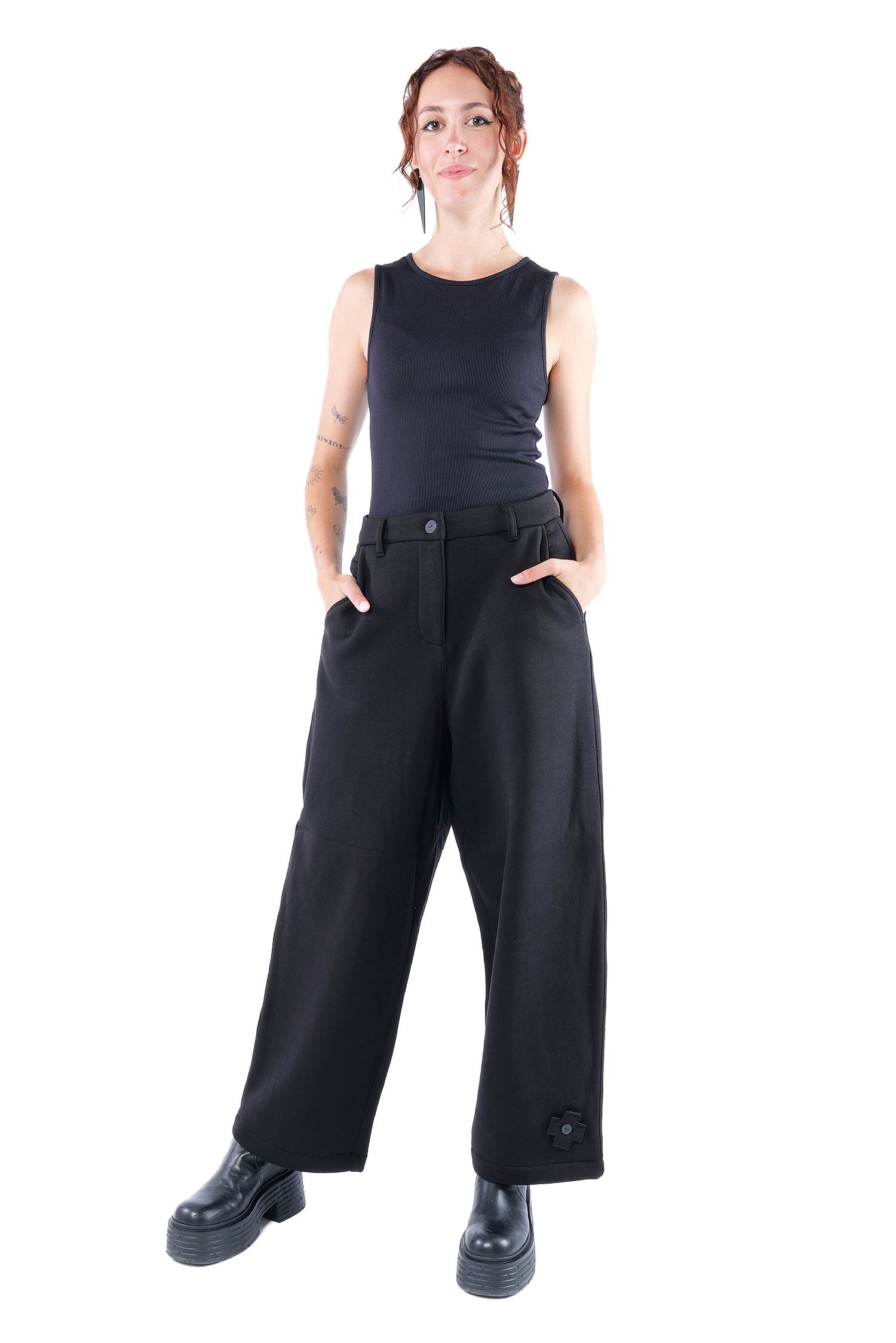 Wintersweat-Hose - Schwarz - 10039
