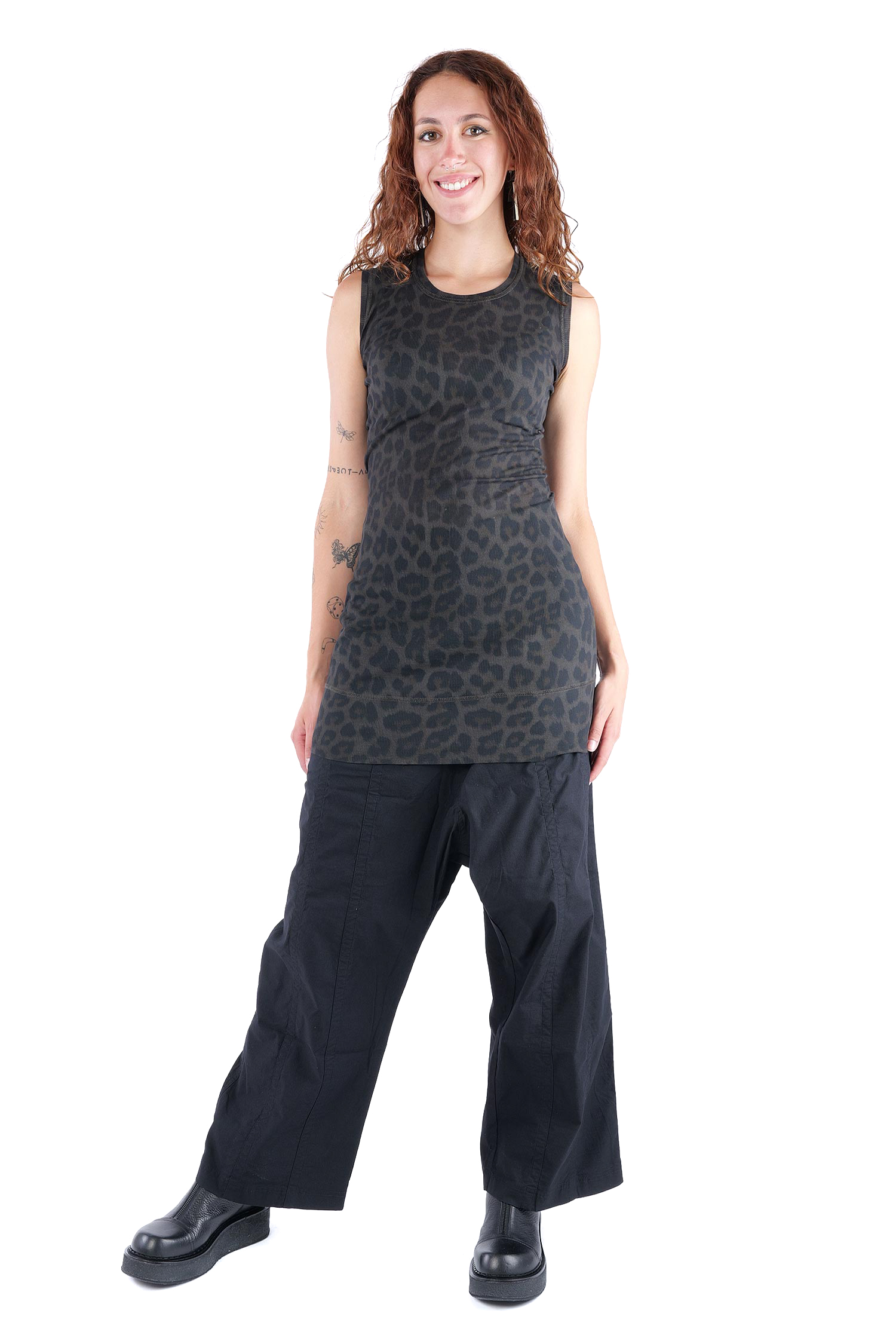Rippjersey Top - Leo black cloud - 2261140806