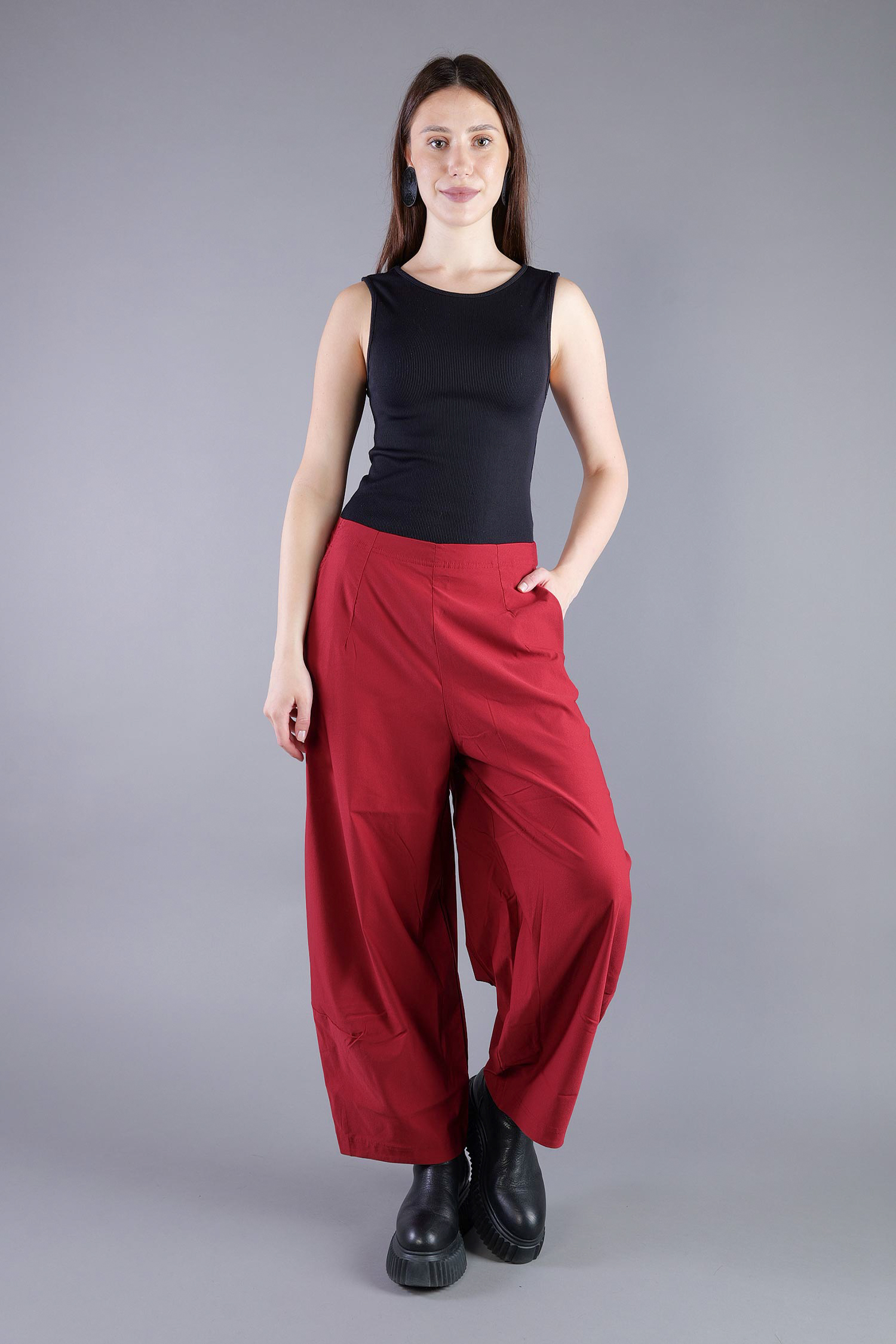 Tulpige Stretchhose - Lava - 2263220124