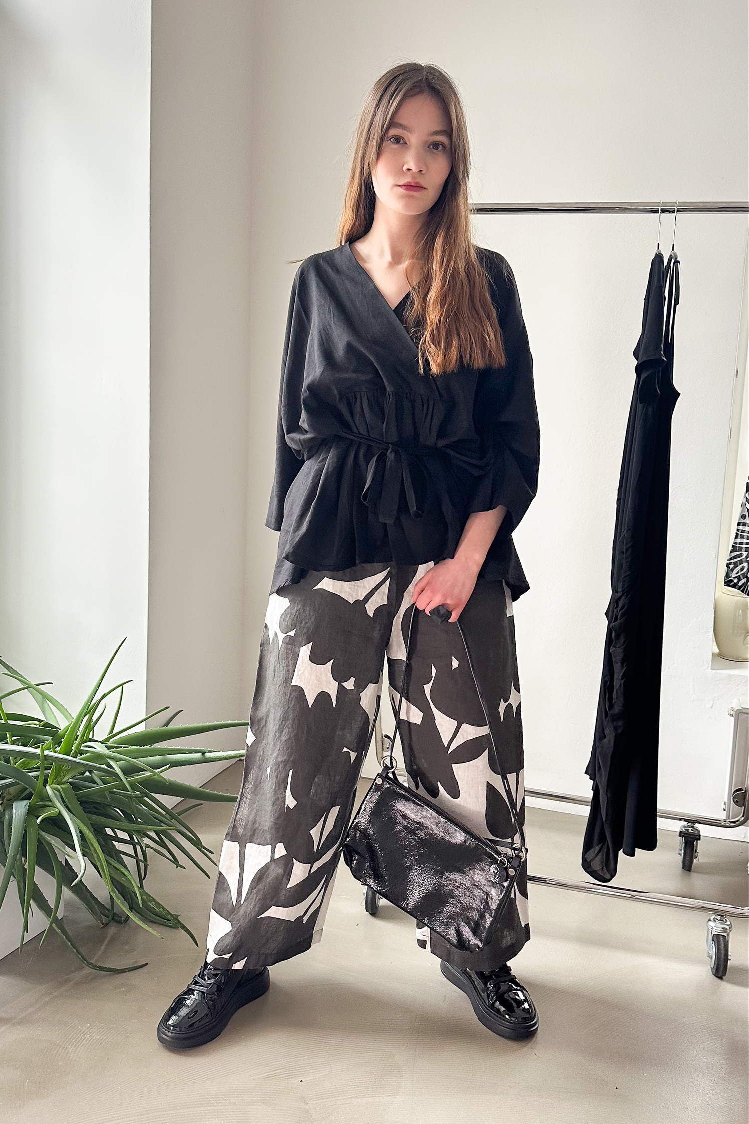 Oversized top - Black - Rania