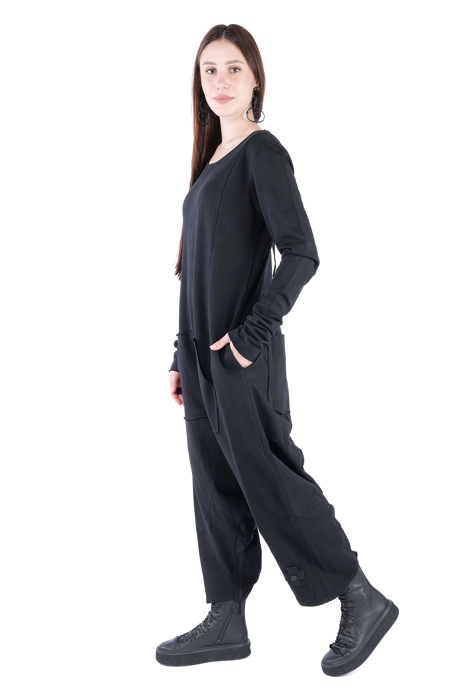 Sweatoverall - Schwarz - 10026