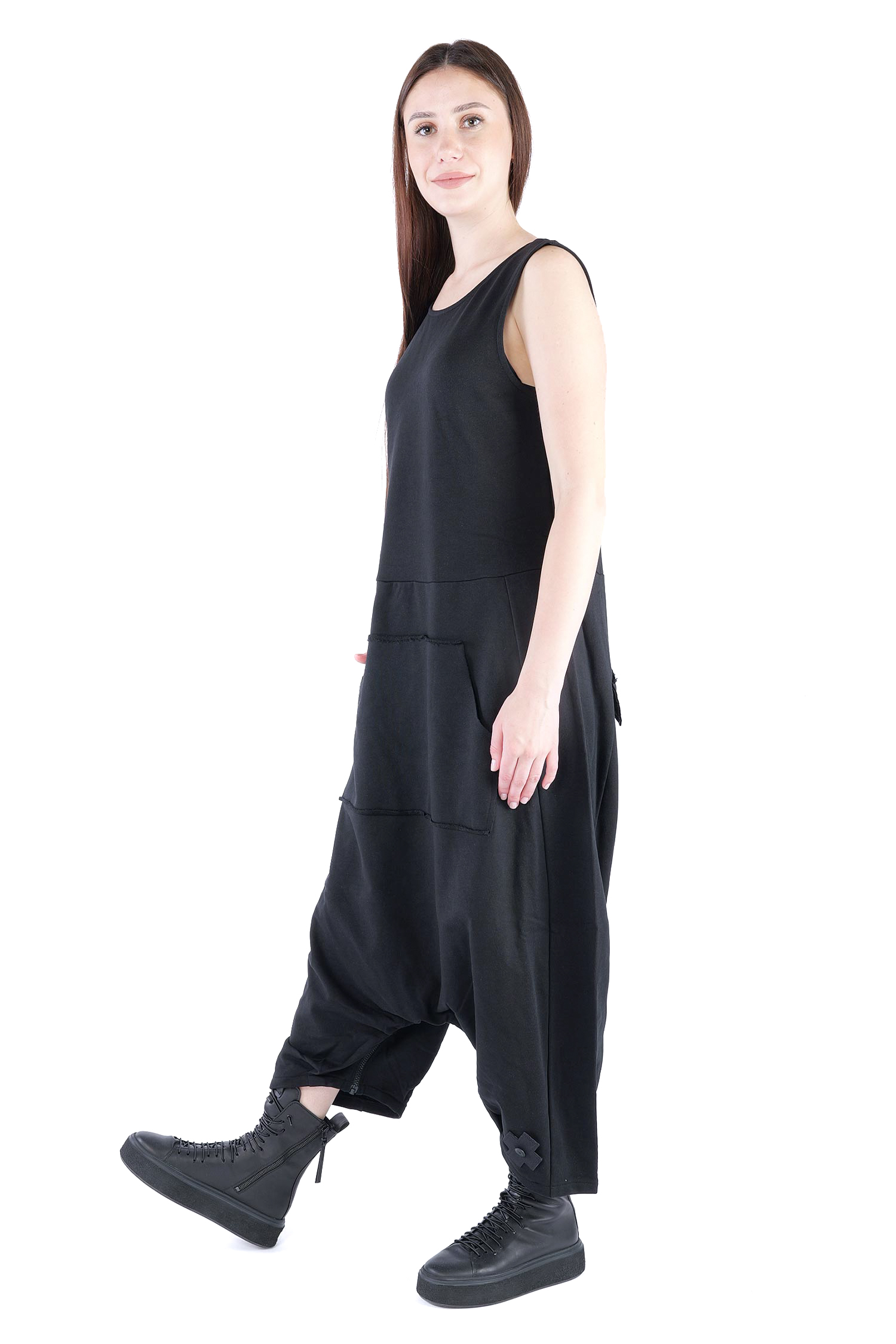Sweatoverall - Schwarz - 10040