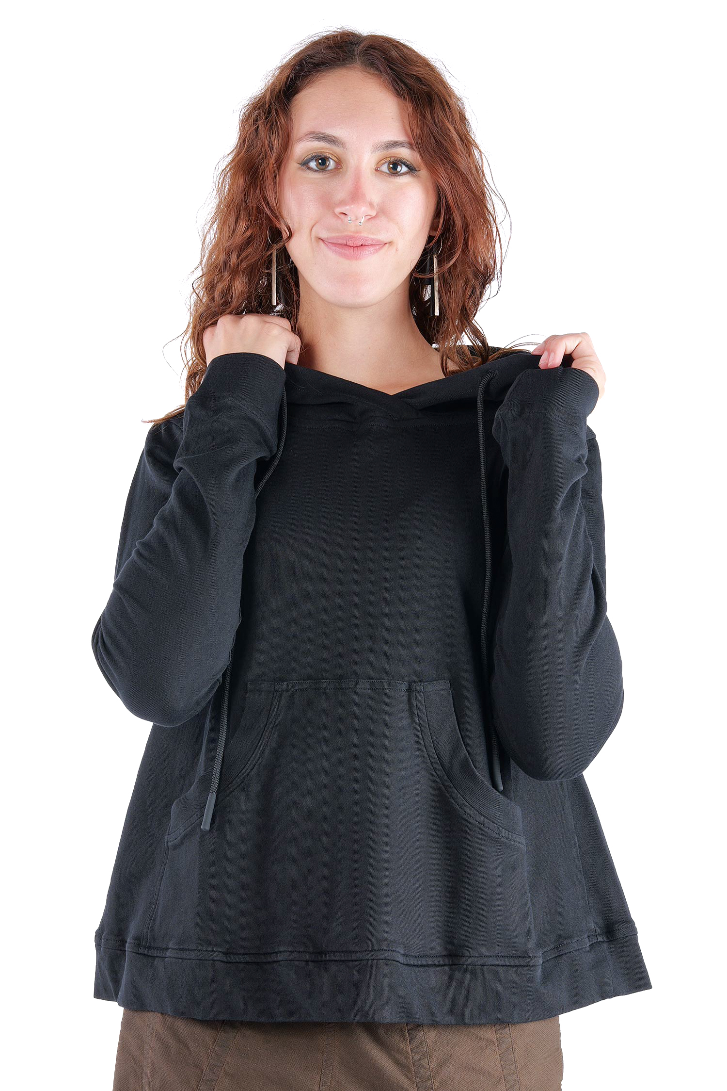A-Linien Sweater - Schwarz - 2263290518