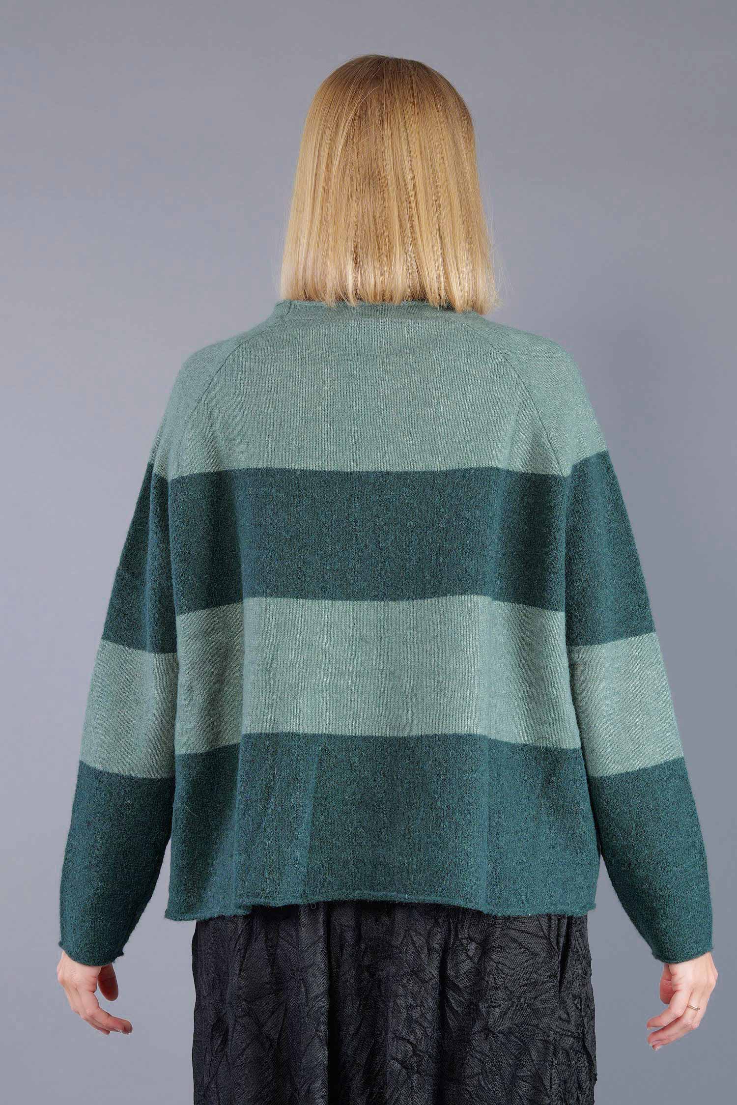 Knitted pullover - Forest park - 2263480704