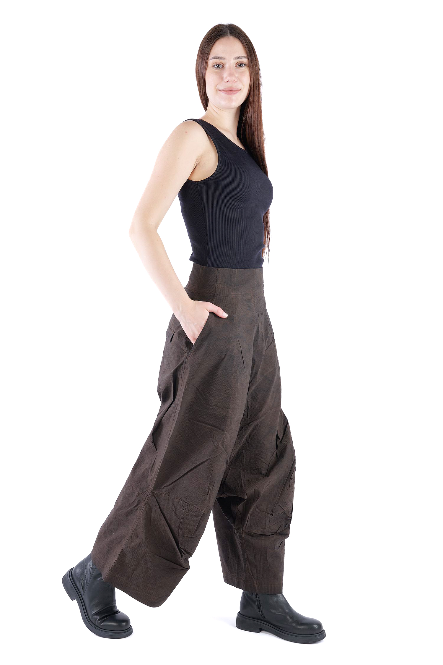 Weite Stretchhose - Umbra cloud - 2261240124
