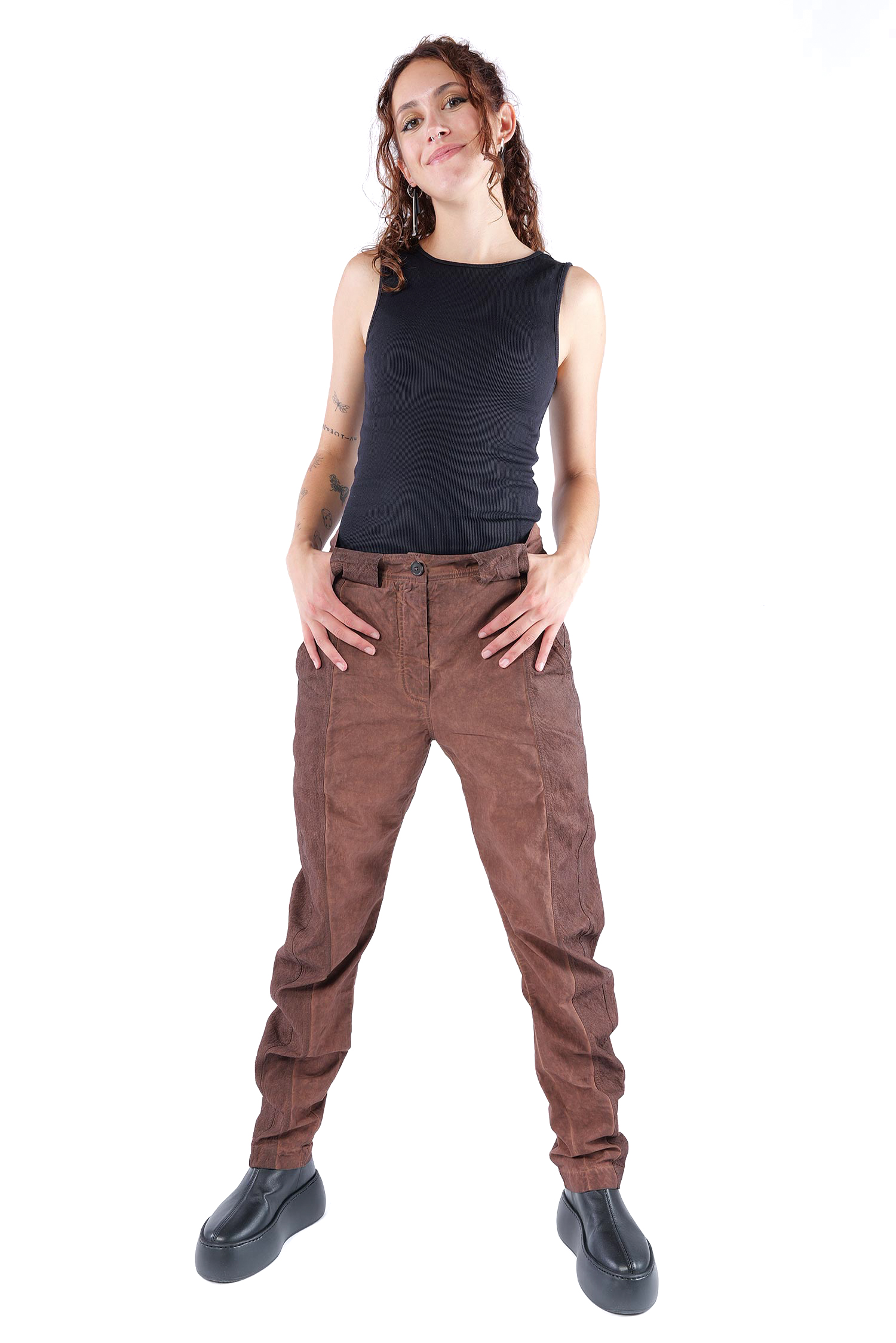 Legere Hose - Henna cloud - 2262260104