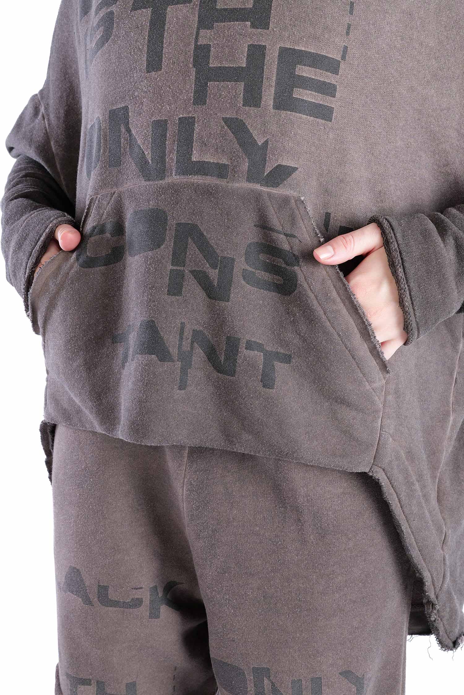 Sweat Hoodie - Truffle old dye - Ovina