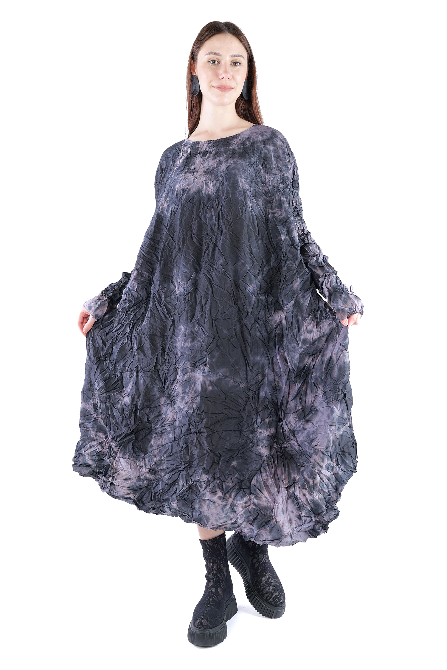 Oversize Seidenkleid - Ritter - Dearflaw