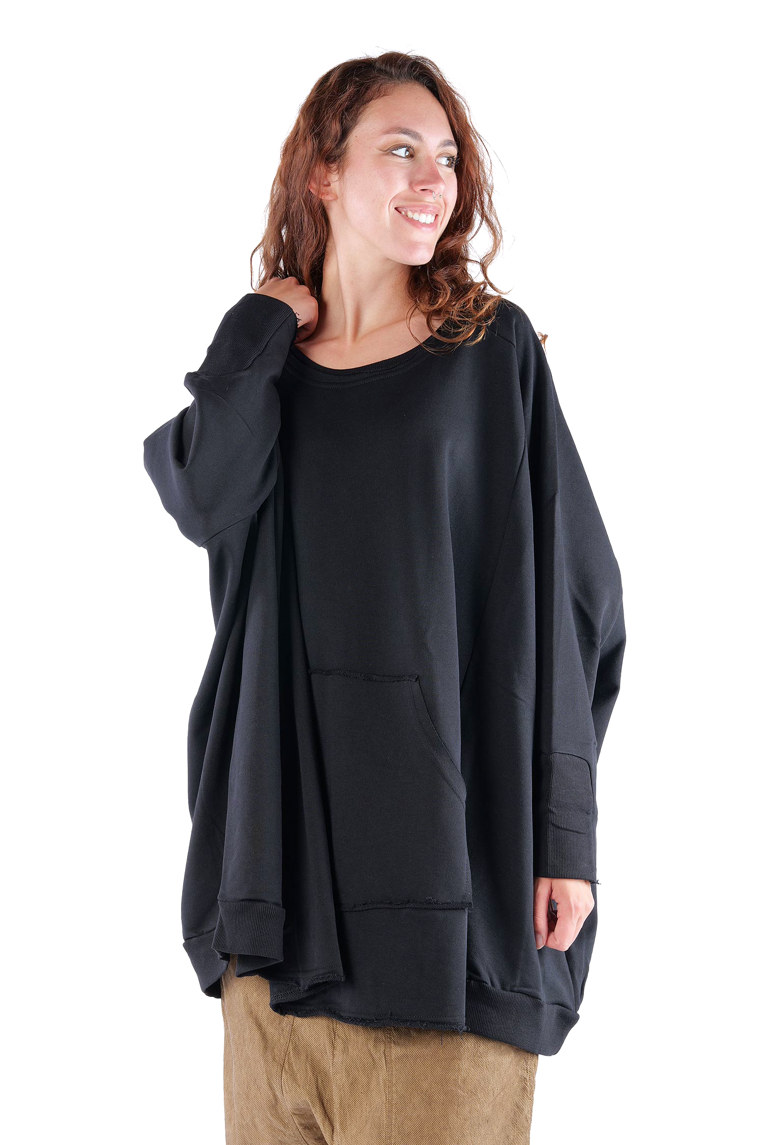 Sweatpullover - Schwarz - 2053