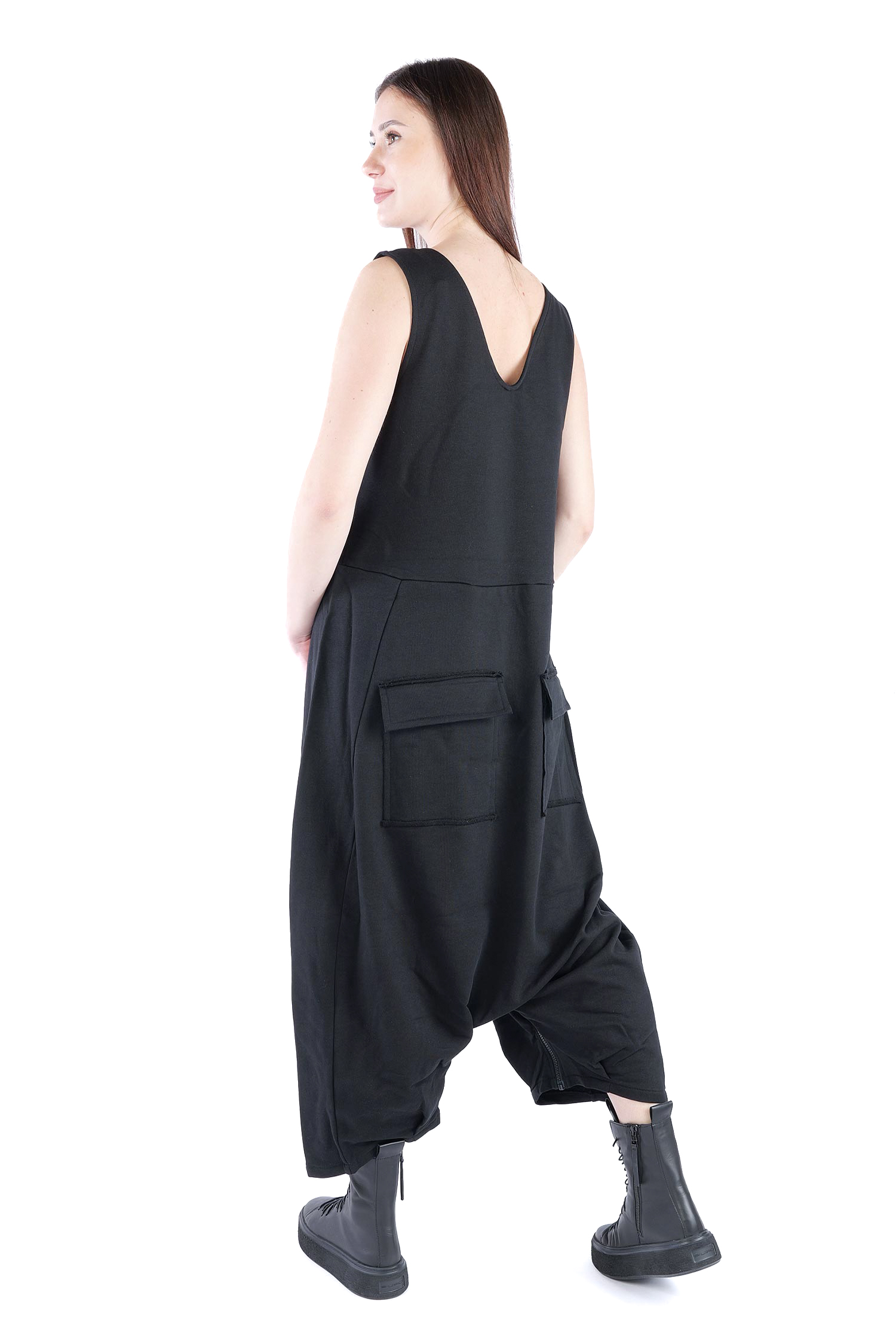 Sweatoverall - Schwarz - 10040