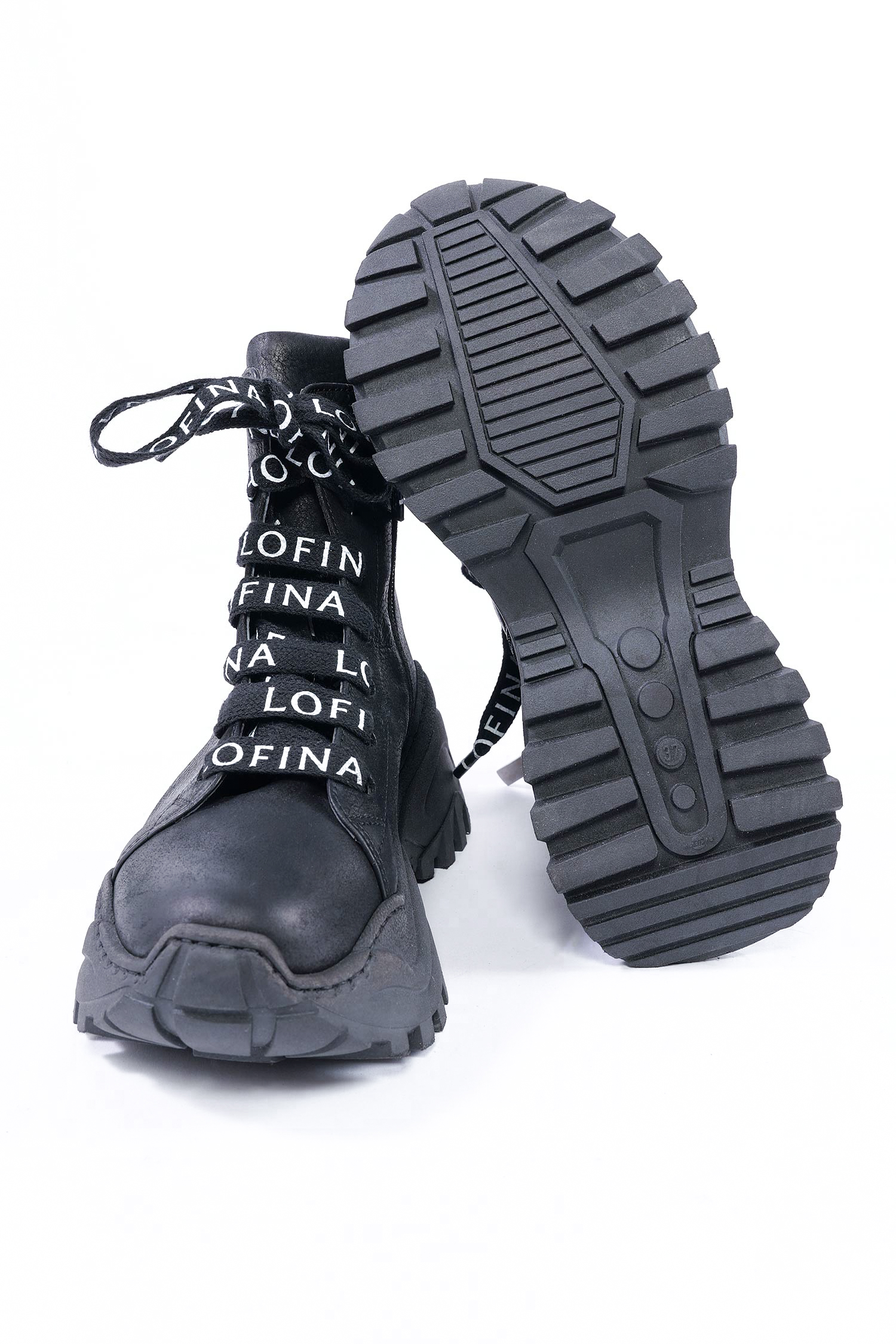 Leather boots - black - 6492