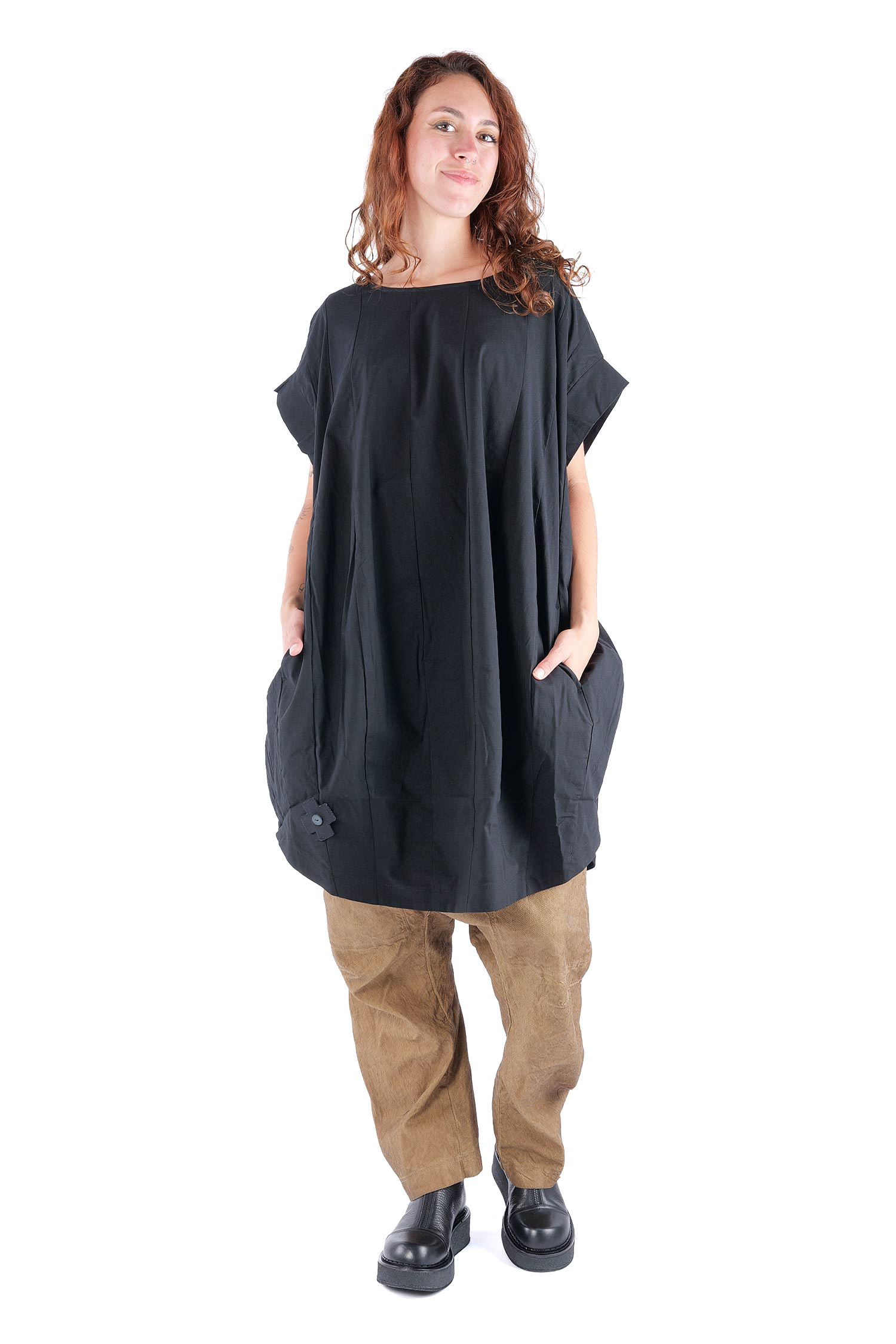 Oversize Tunika - Schwarz - 5052