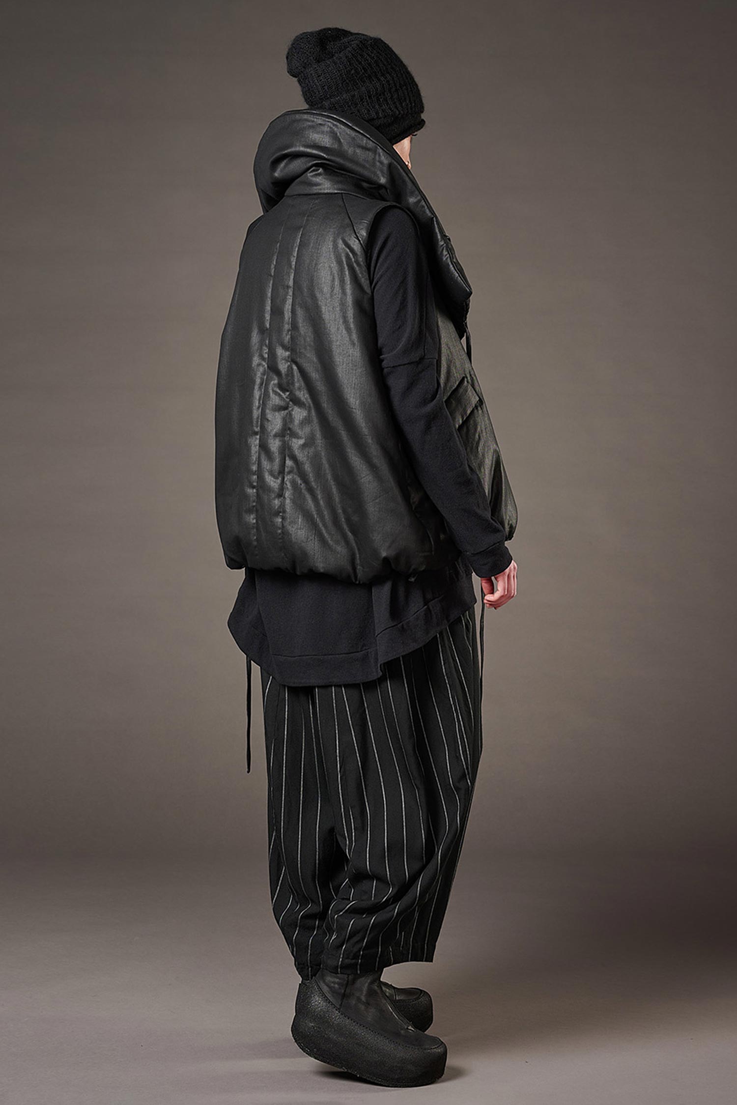 Wattierte Weste - Black coated - Boa
