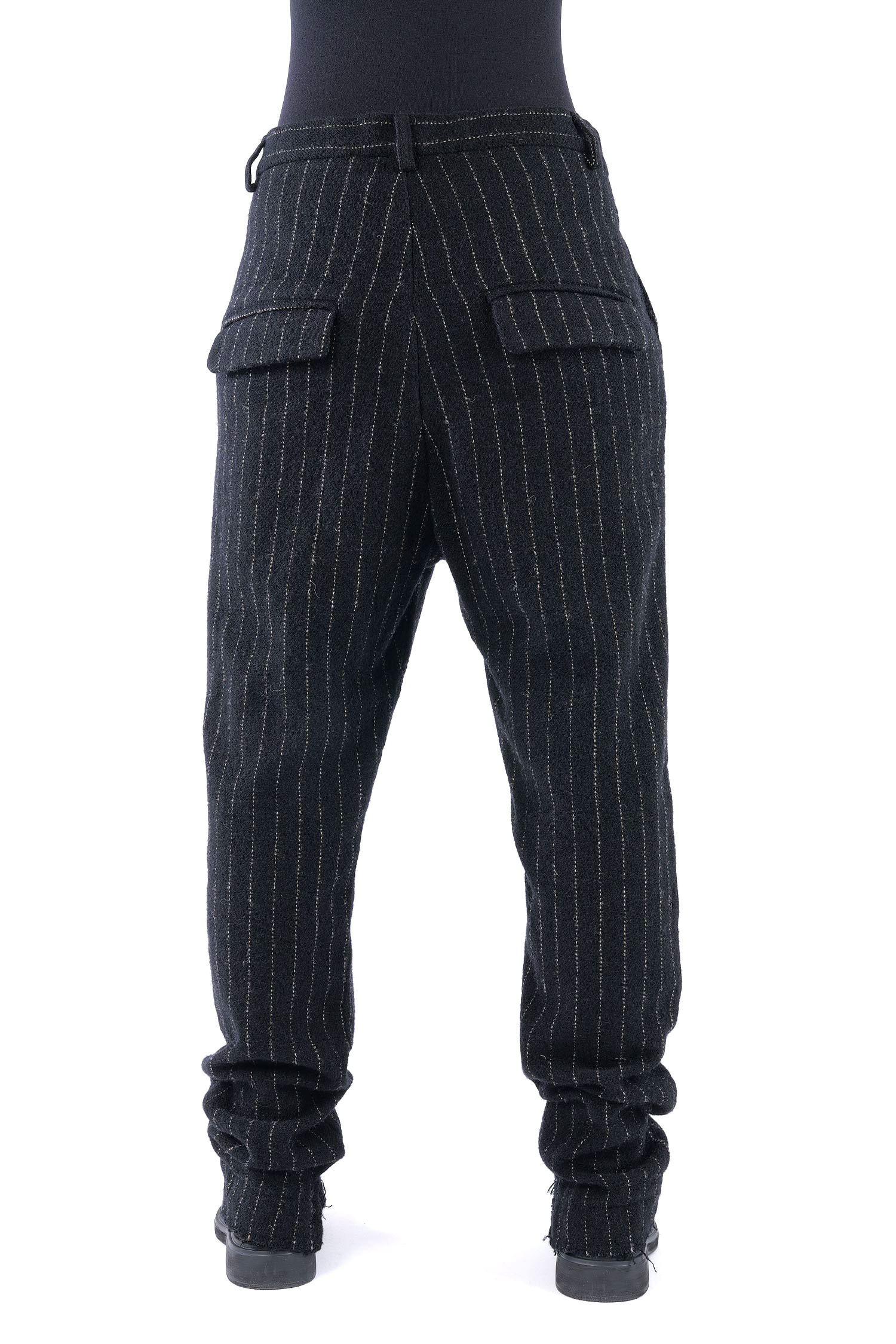 Lange Wollhose - Black stripe - 2264150102