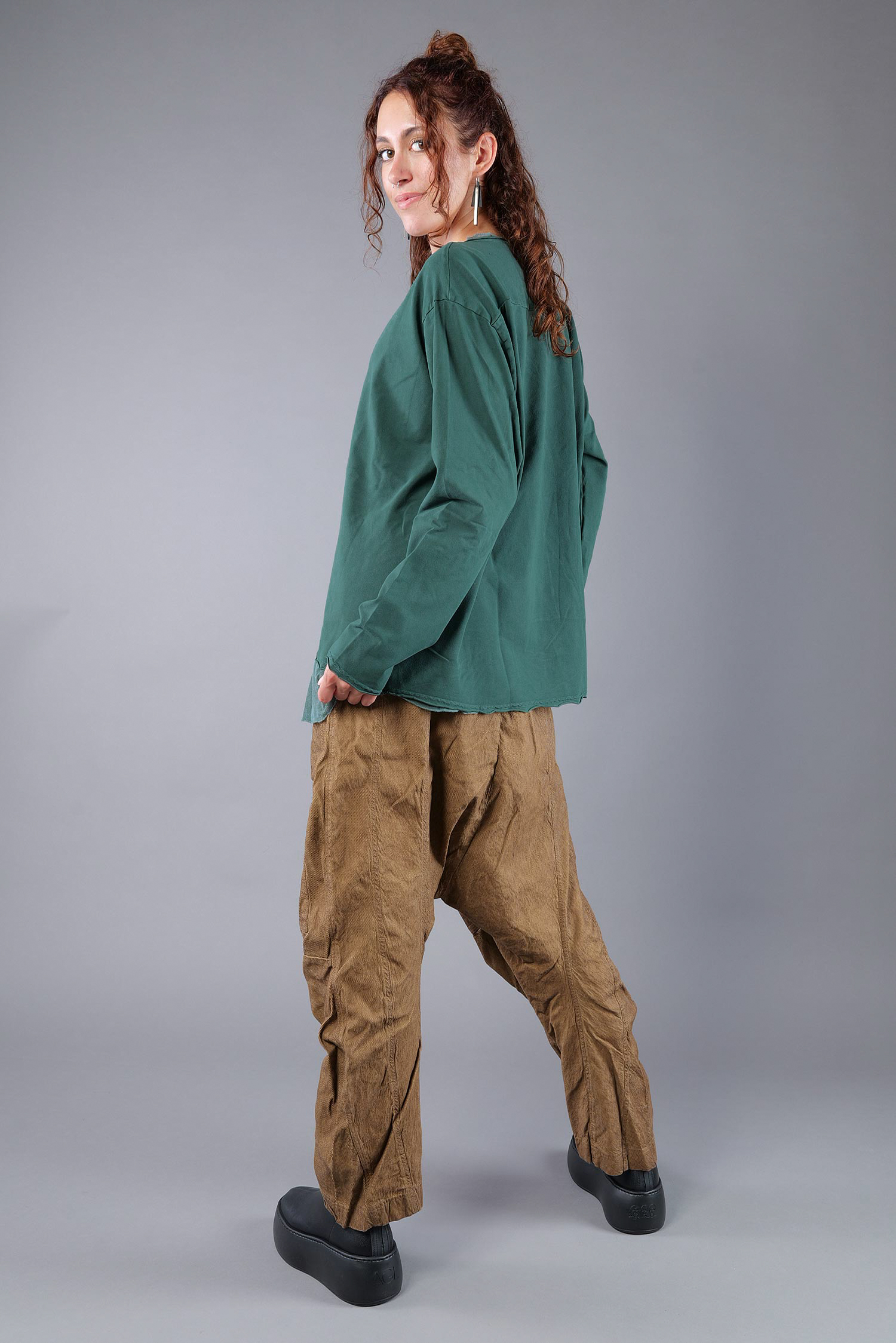 Shirt mit Tüll - Forest - 2263510502