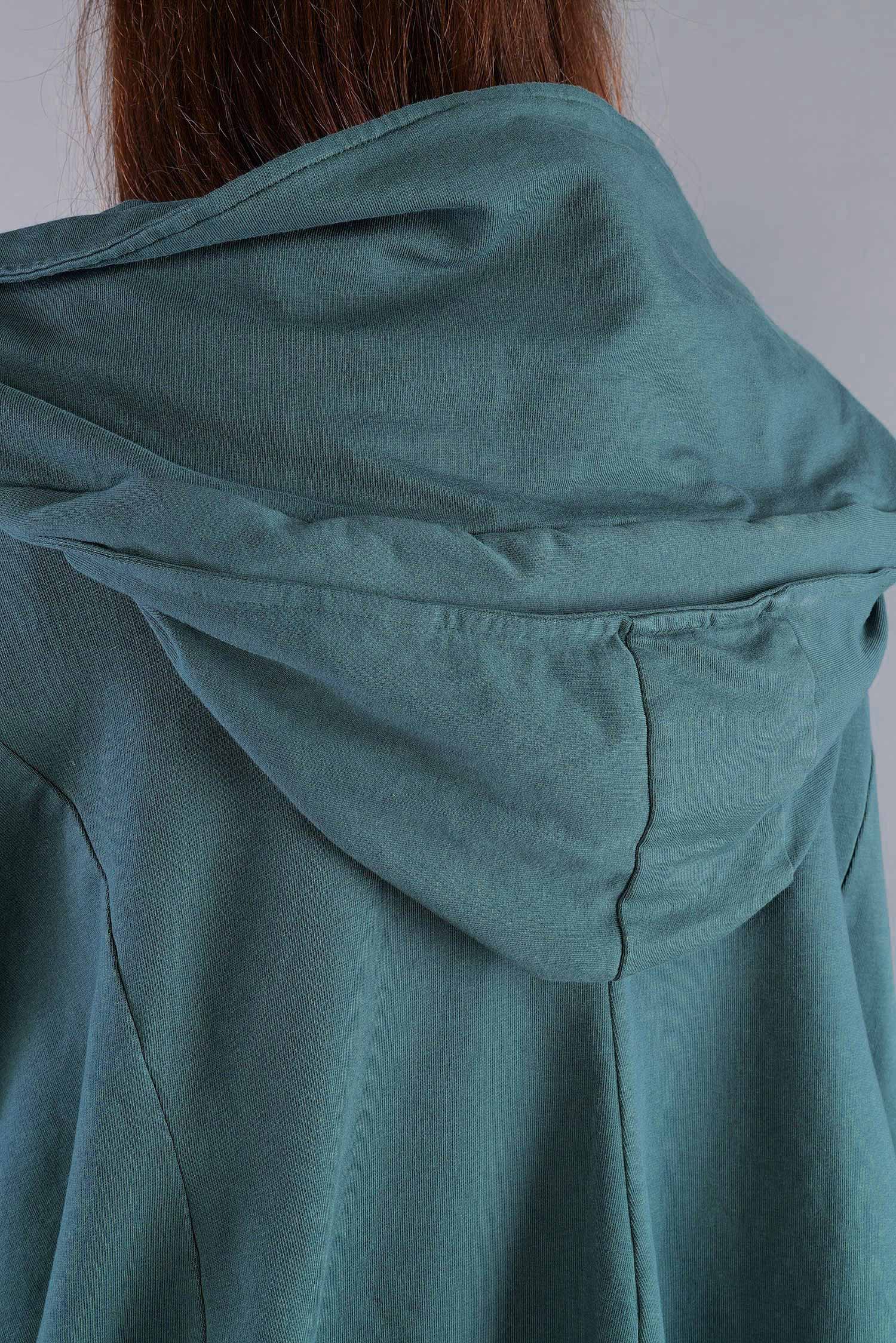 Oversized sweat jacket - Forest - 2263251102