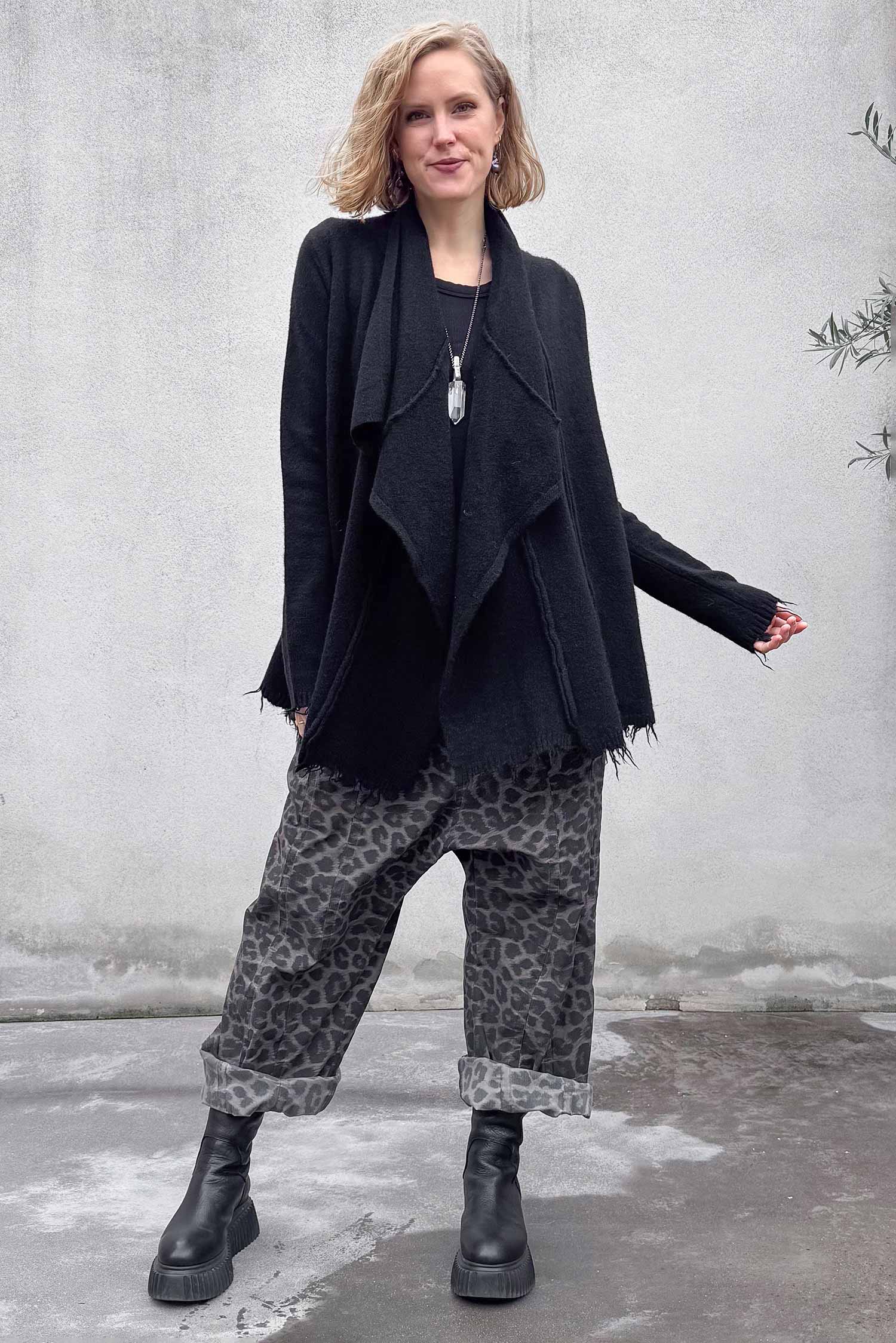 Strickjacke - Schwarz - 2261537105