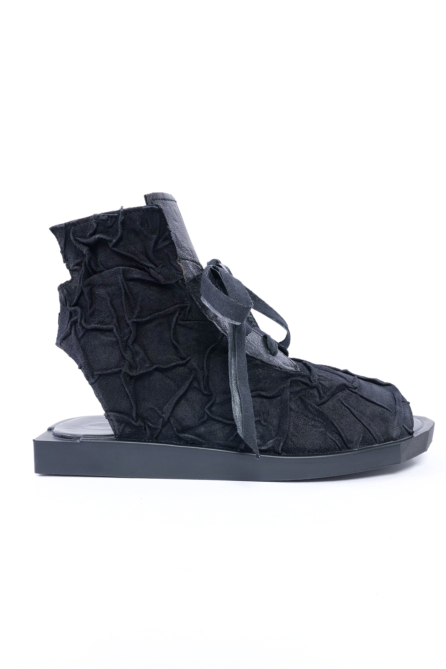 Sandaletten mit Reißverschluss - Schwarz - Cosima