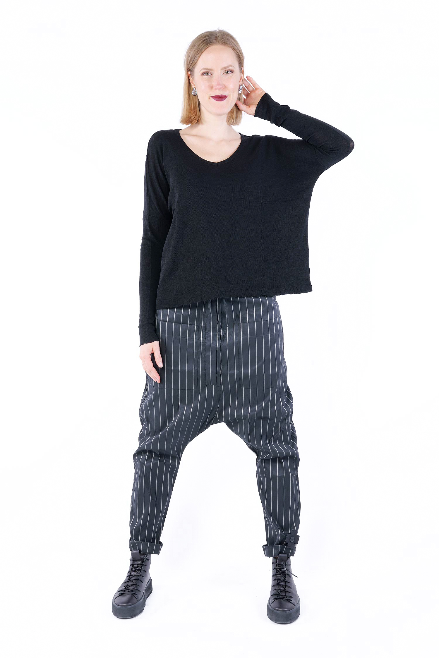 Merino Longsleeve - Schwarz - 4027