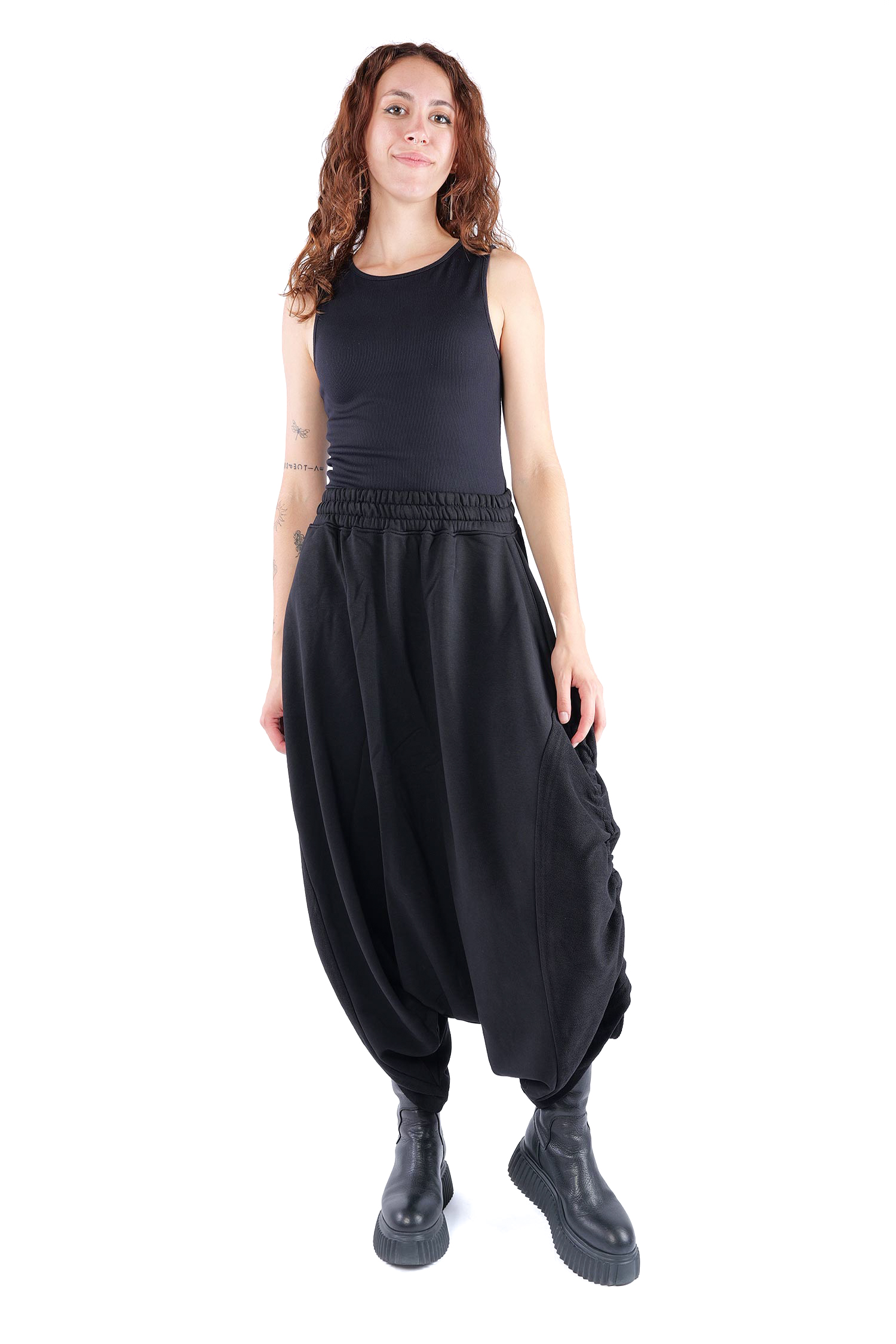 Harem pants - Black - W5453