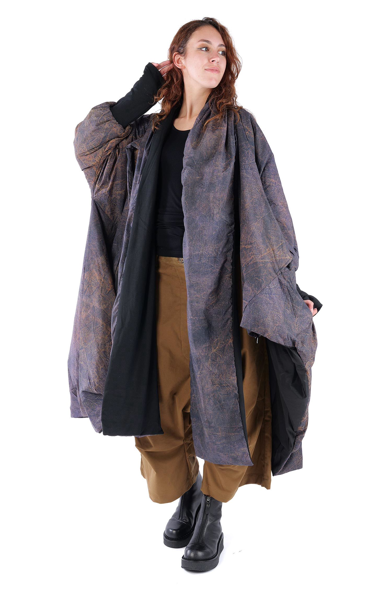 Leichter Wintermantel - Cognac Quartz - SX117