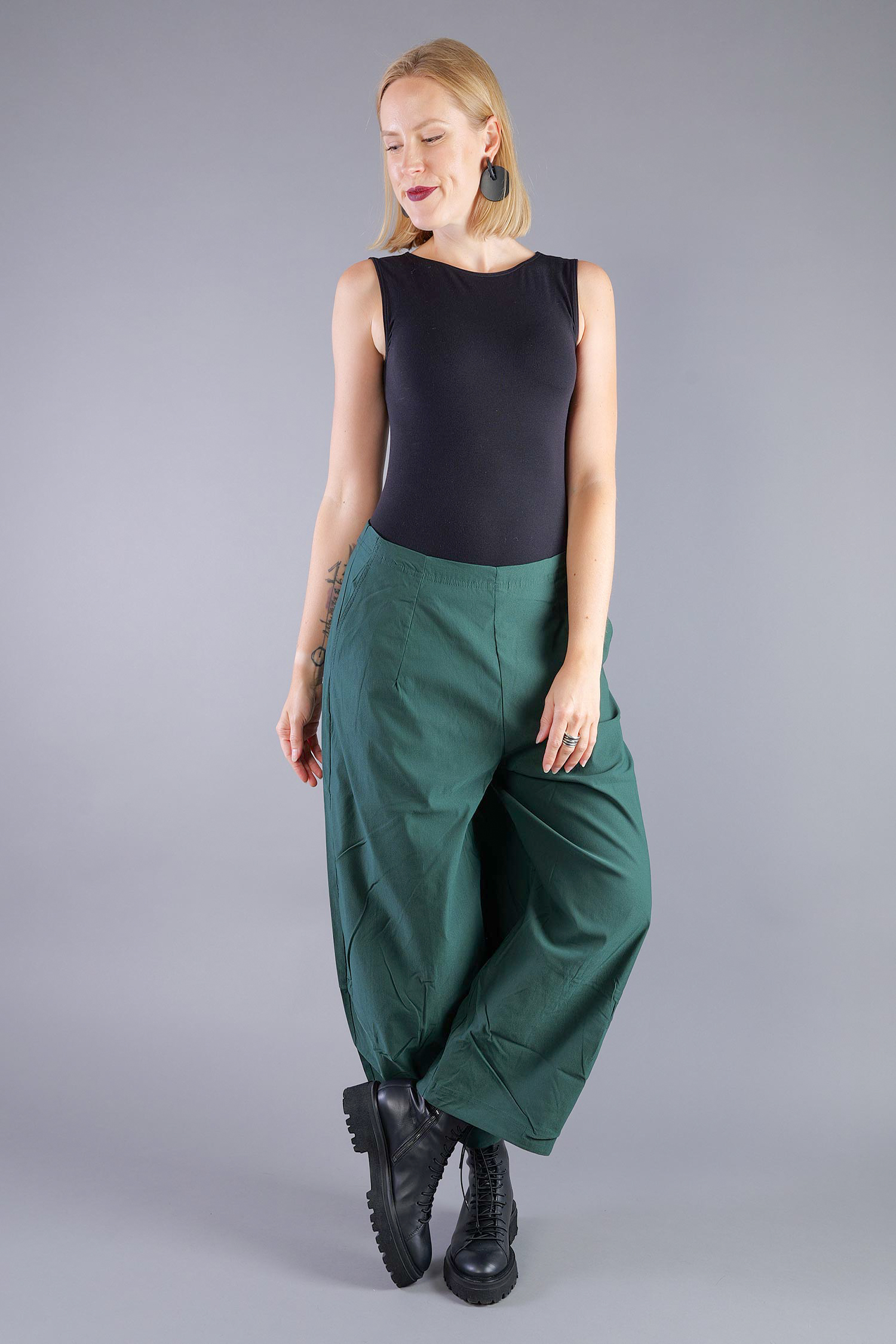 Tulpige Stretchhose - Forest - 2263220124
