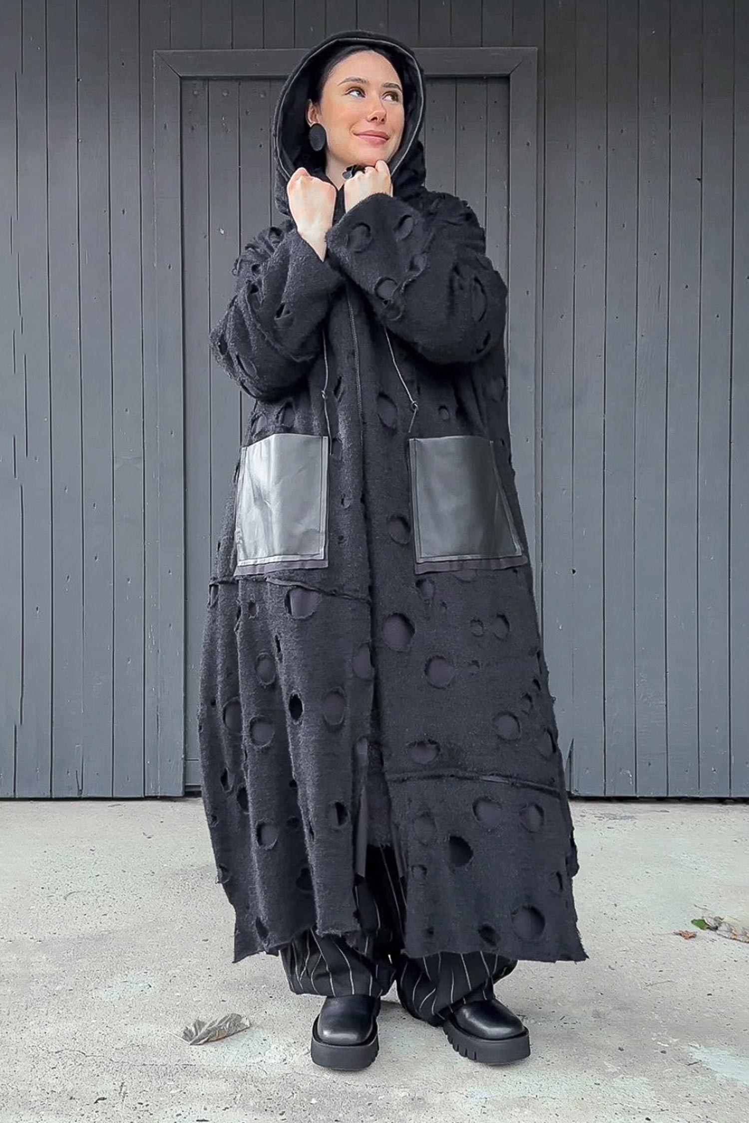 Unique coat - black - J.Azira