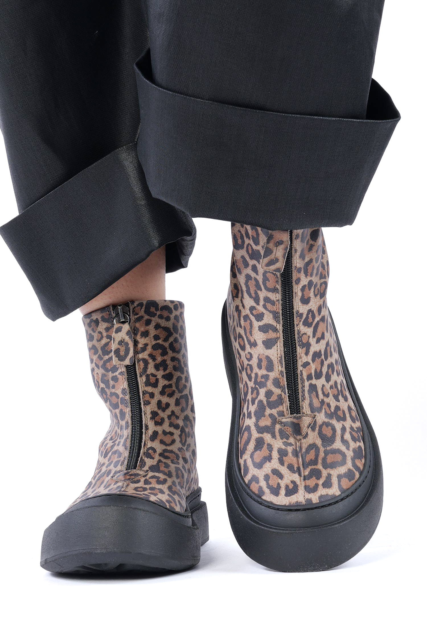 Leo-Boots mit Reißverschluss - Malto Leopardo - 8283
