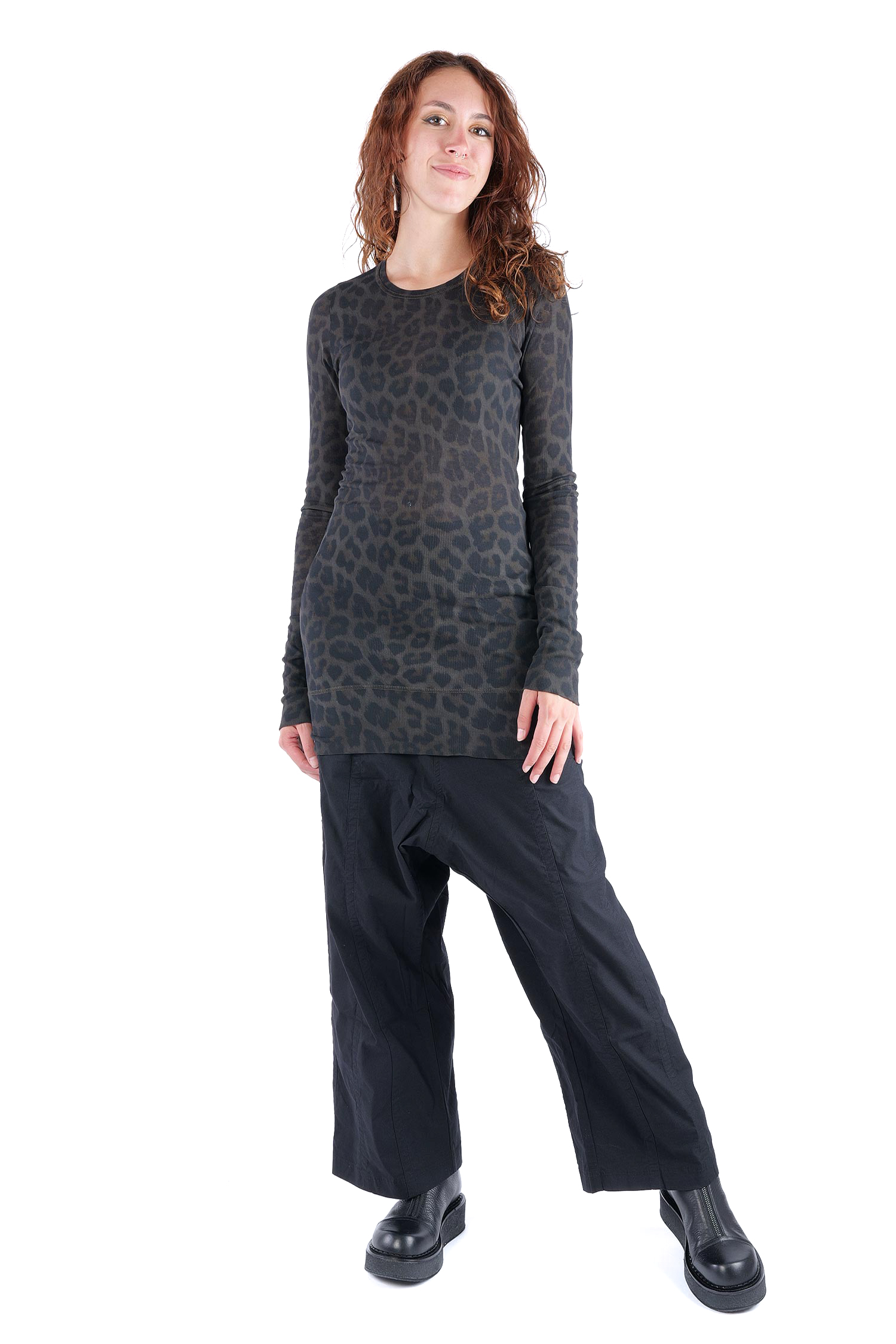 Rippjersey Longsleeve - Leo black cloud - 2261140502