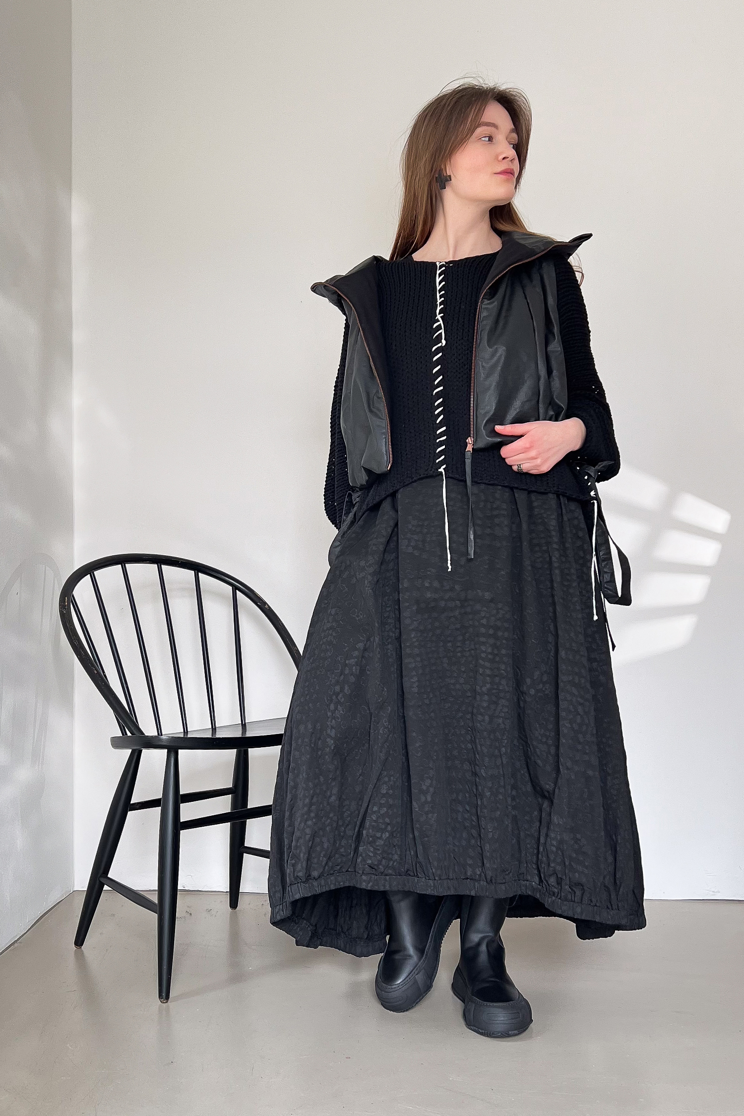 Knitted pullover - Black - Musso