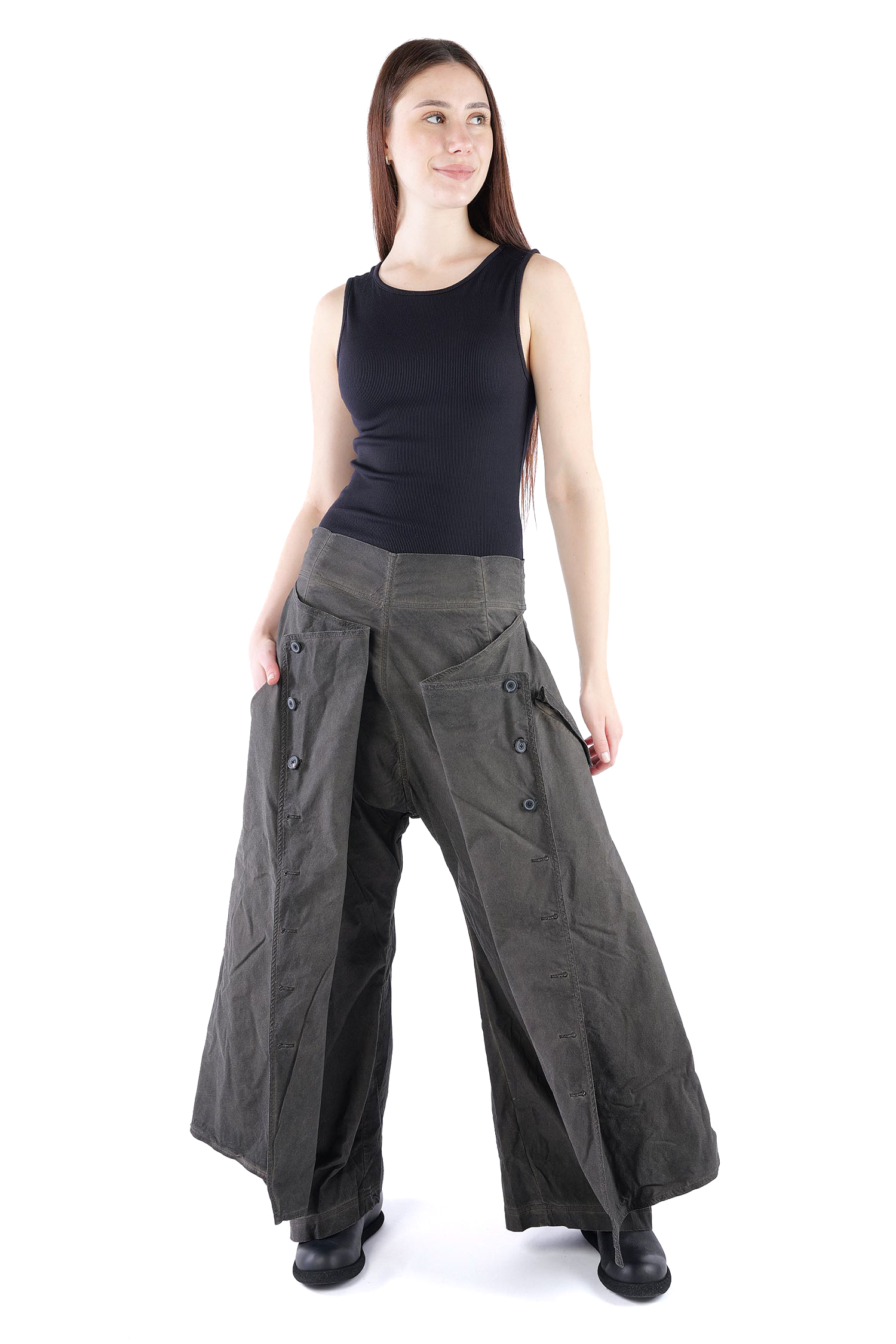 Ausgefallene Hose - Black cloud - 2262390127